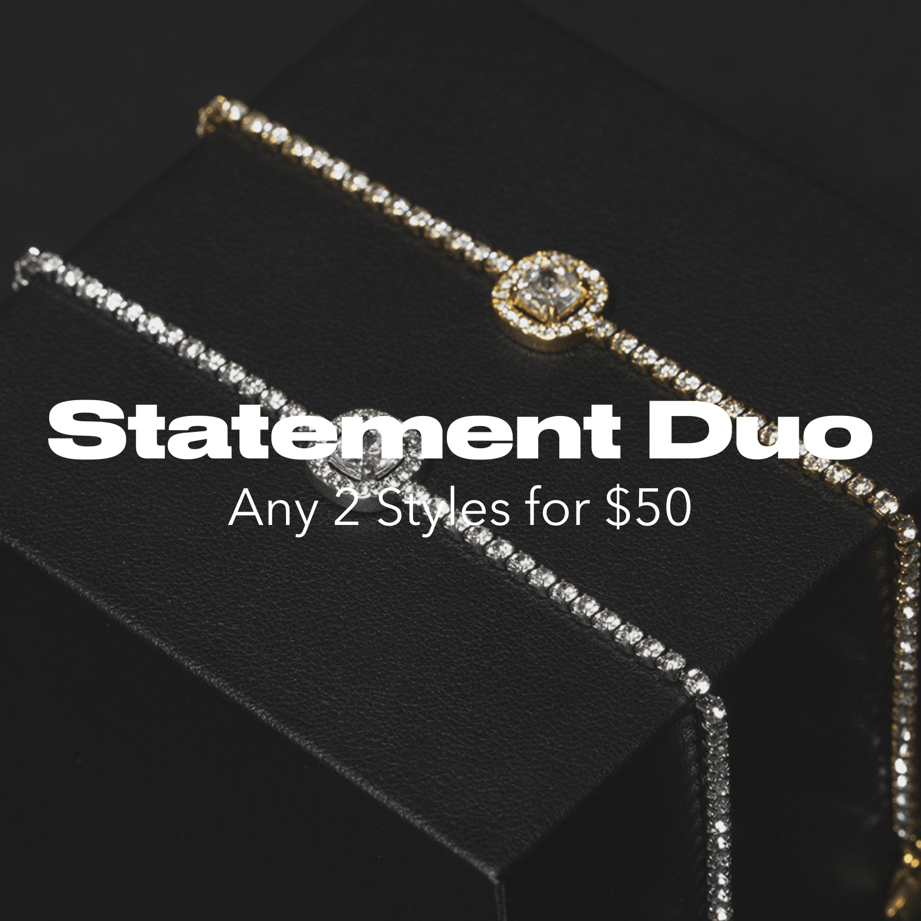 metal bracelet set – 2 for $50 Statement Duo Bundle – Vendetta Jewellery