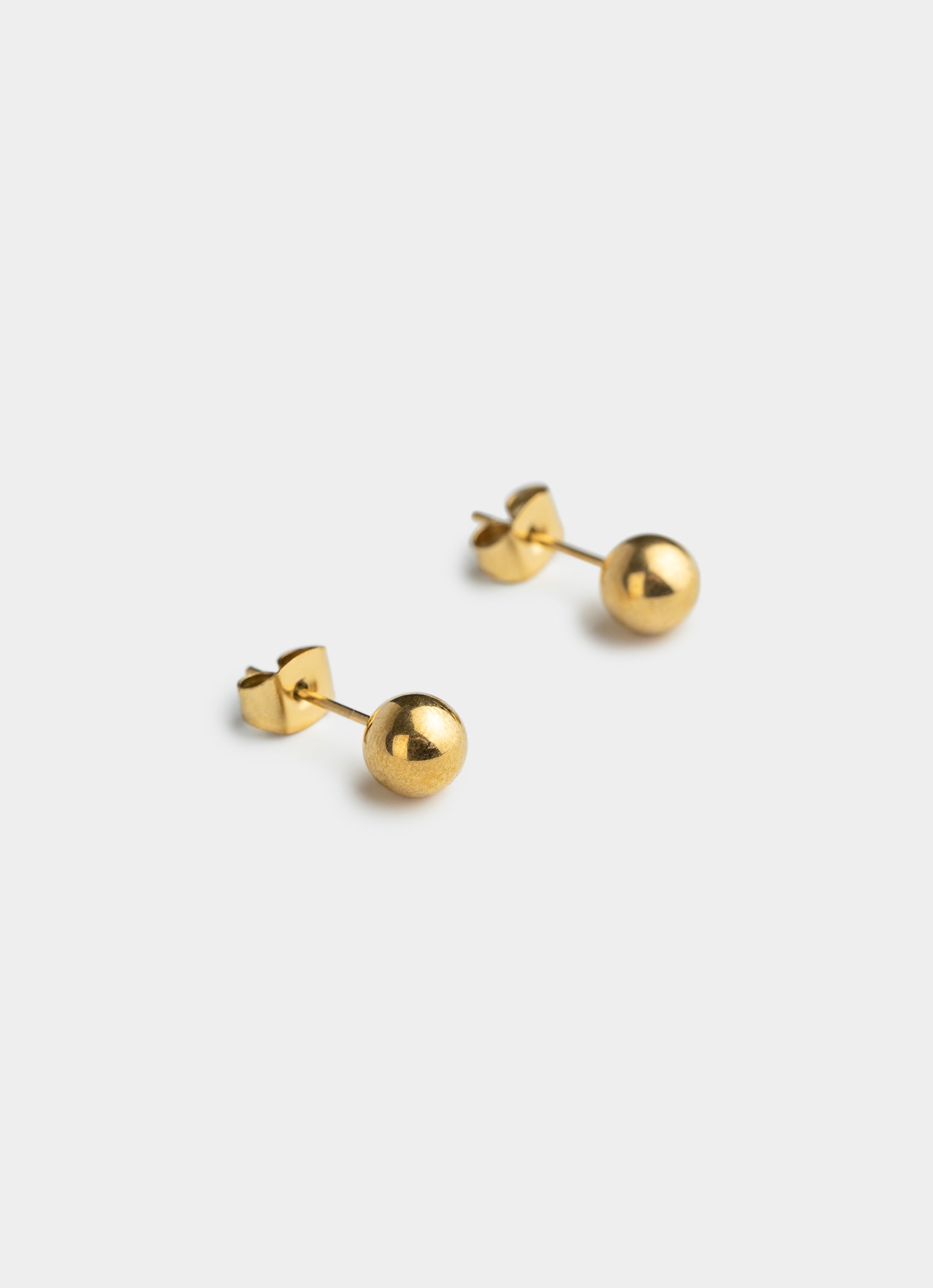 Ball Stud Earring - 18K Gold Plated