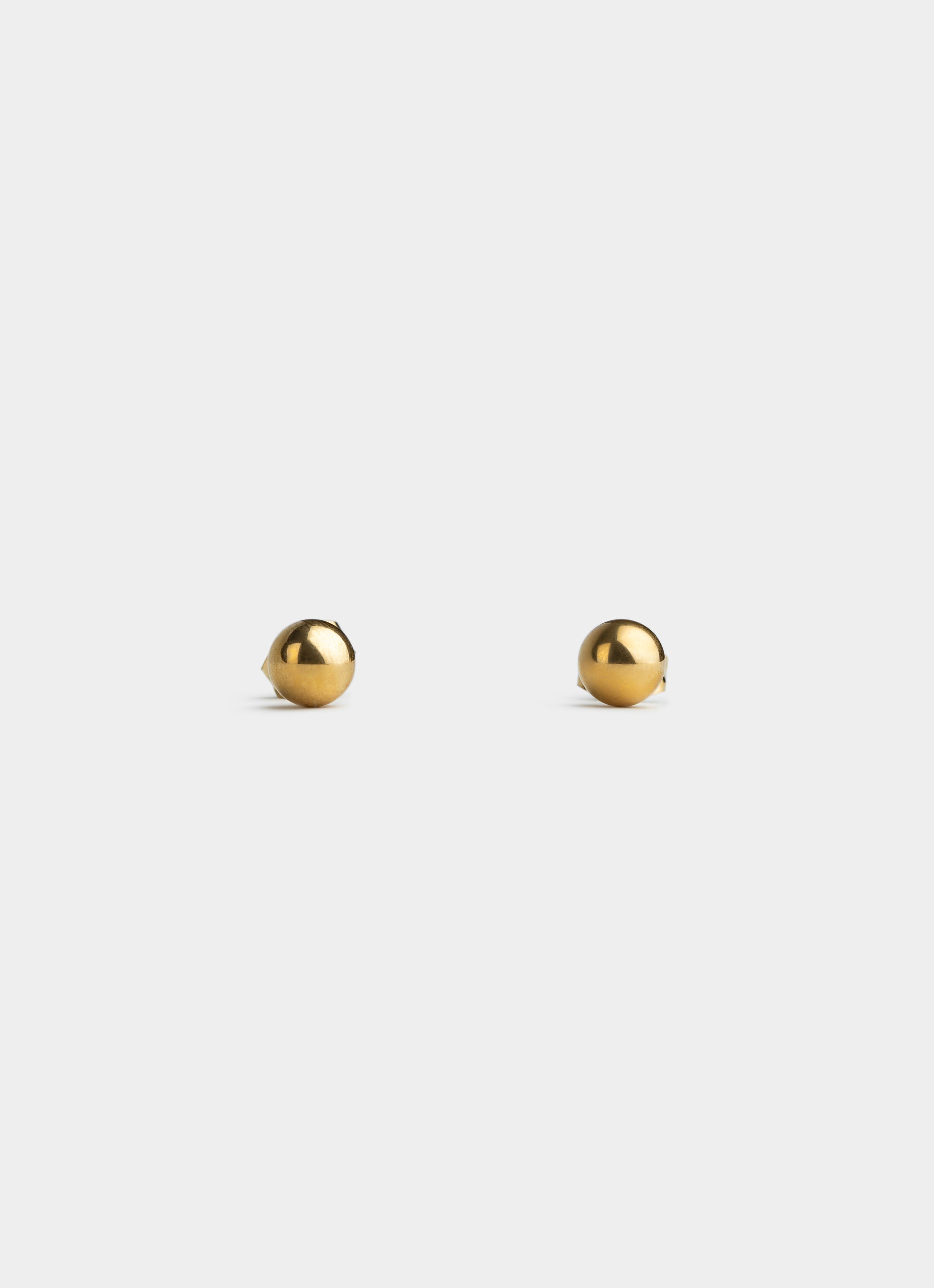 Ball Stud Earring - 18K Gold Plated
