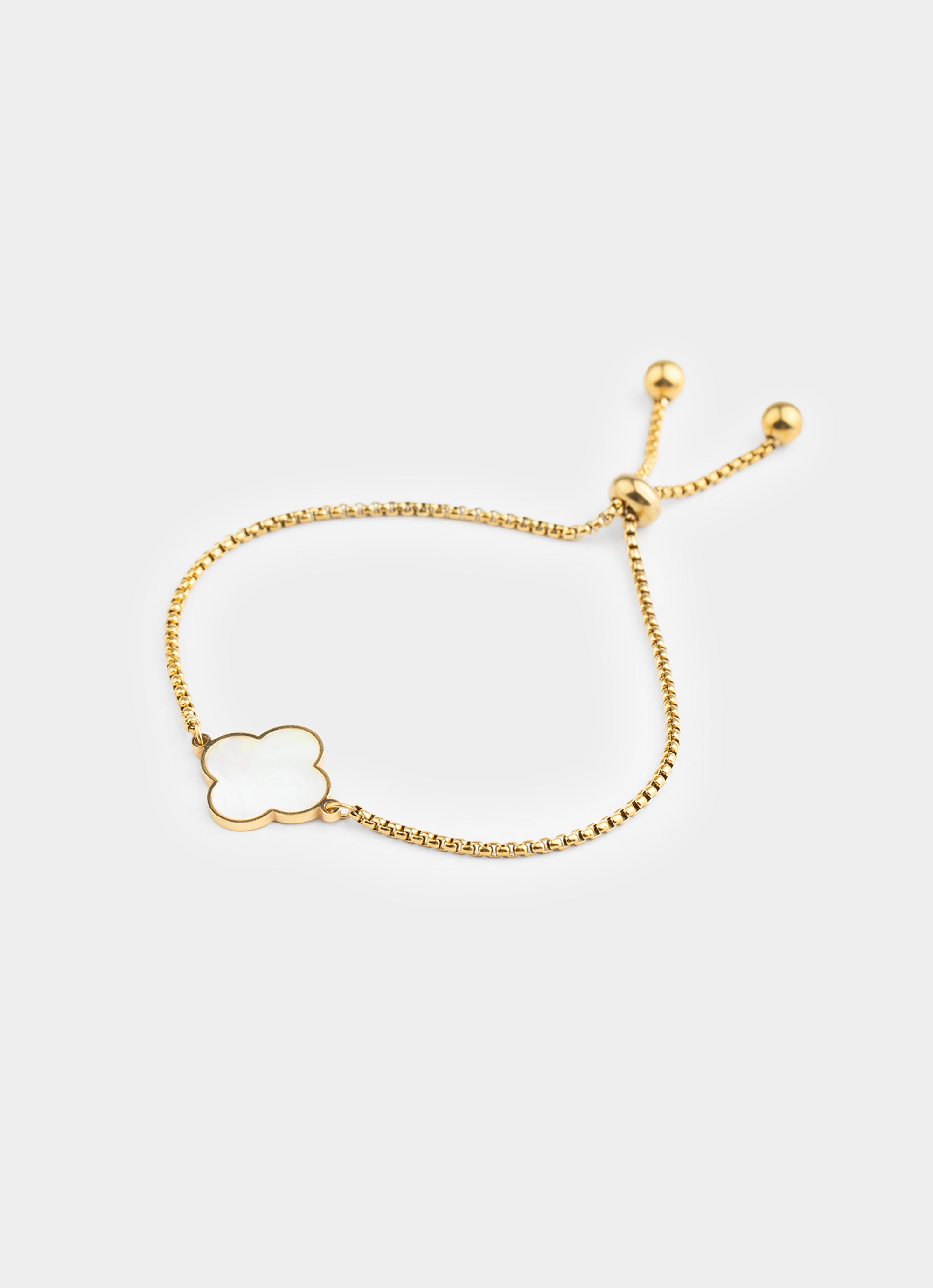 4 Leaf Clover Bracelet - 18K Gold Plated