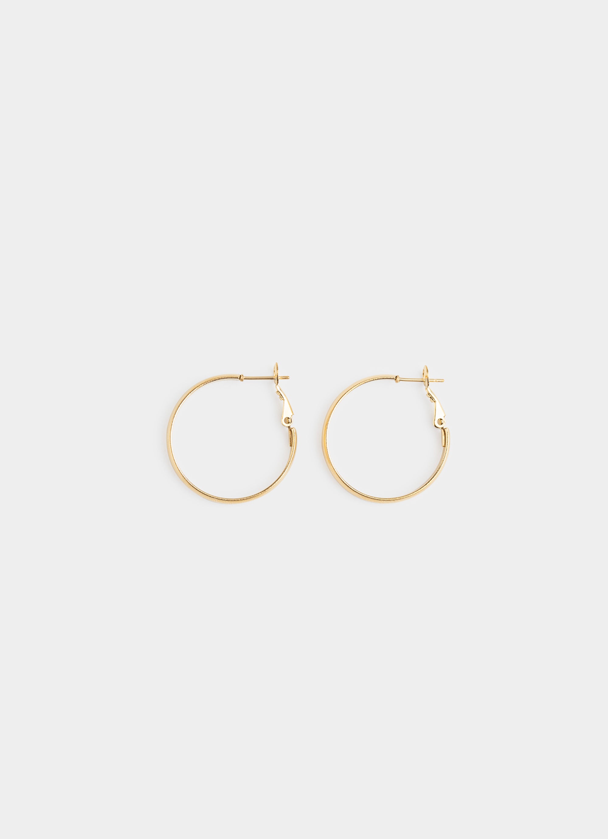 Wide Hoop Earring - 18K Gold Plated