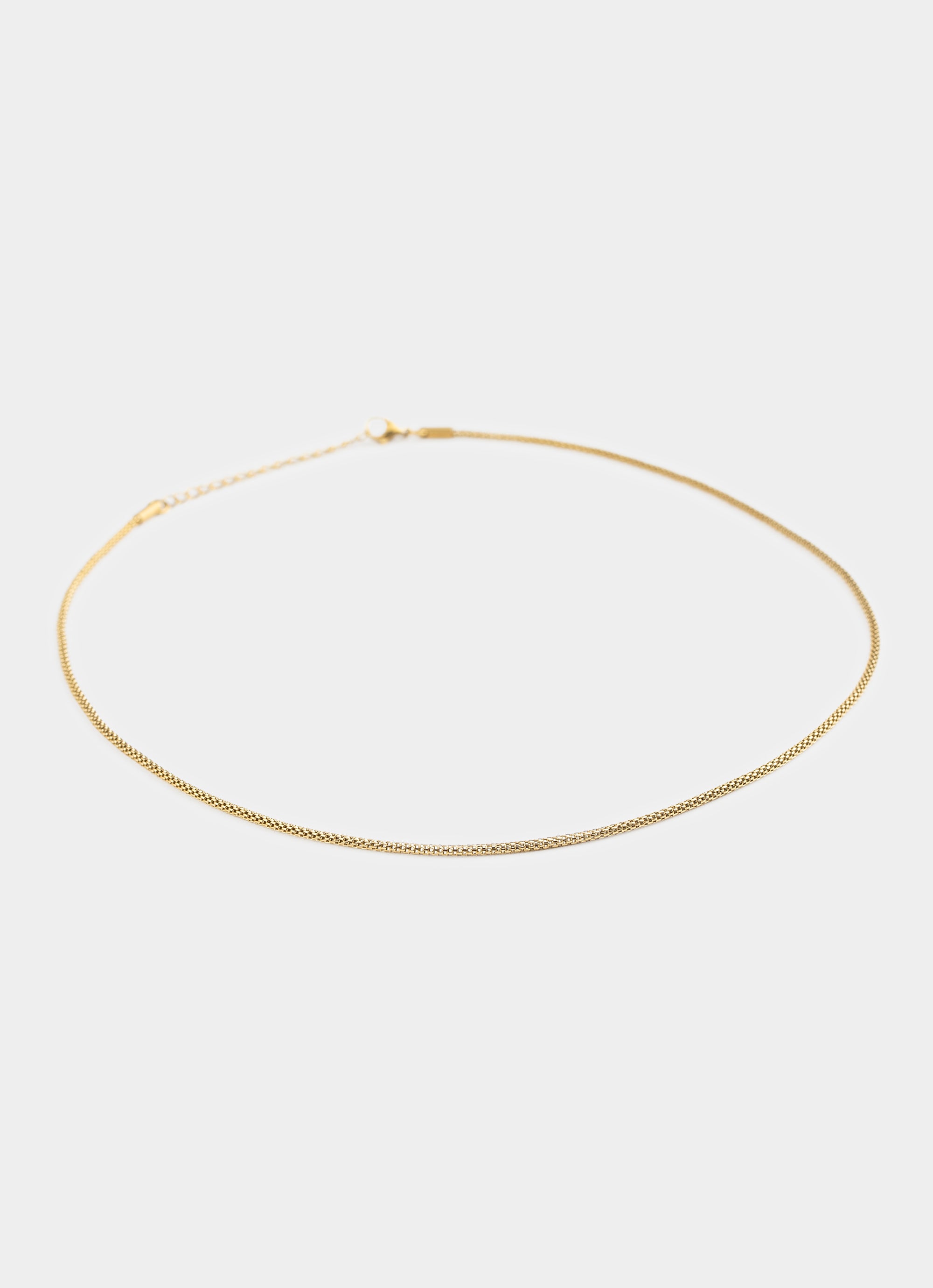 Box Mini Necklace - 18K Gold Plated