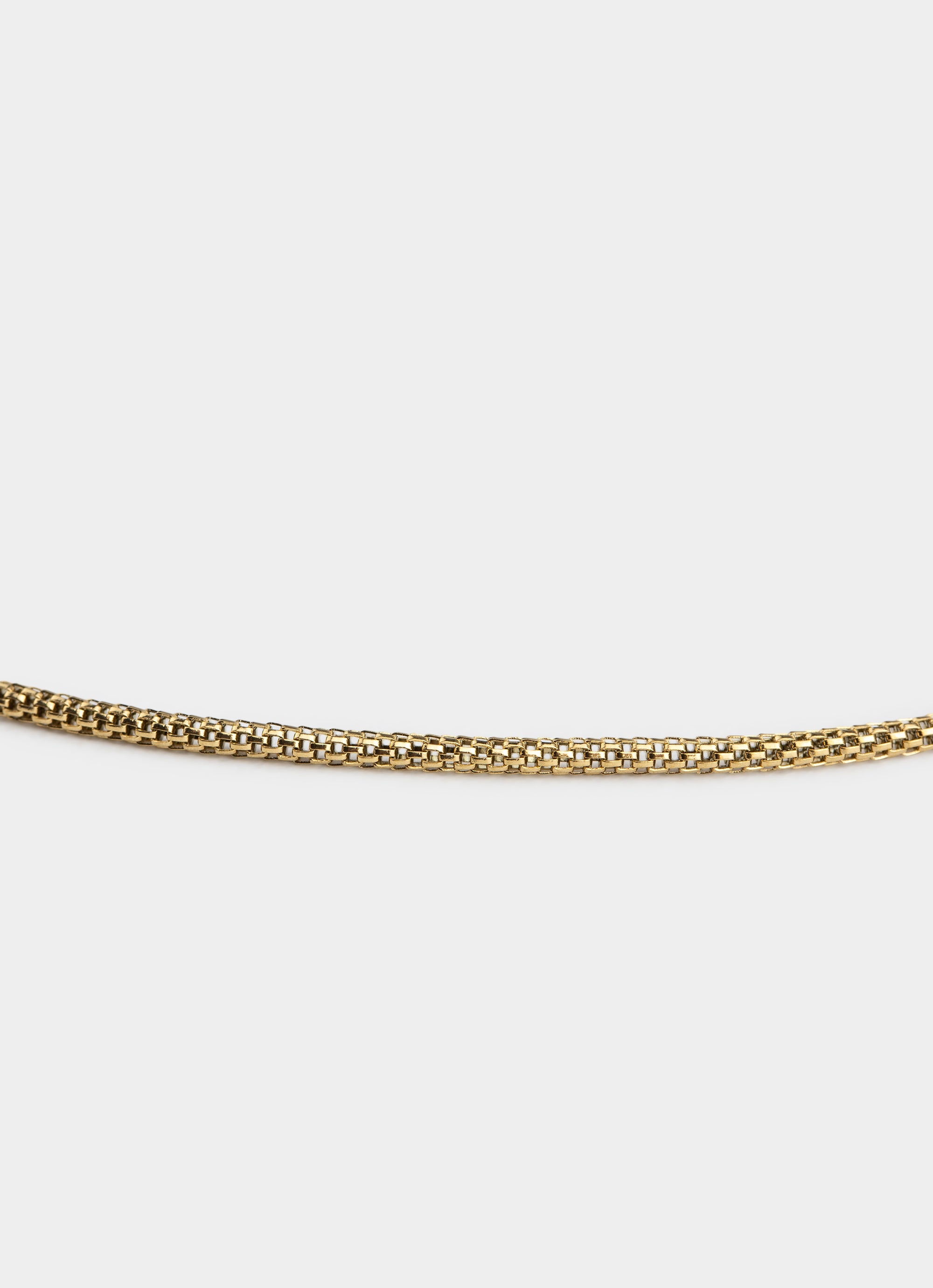 Box Mini Necklace - 18K Gold Plated