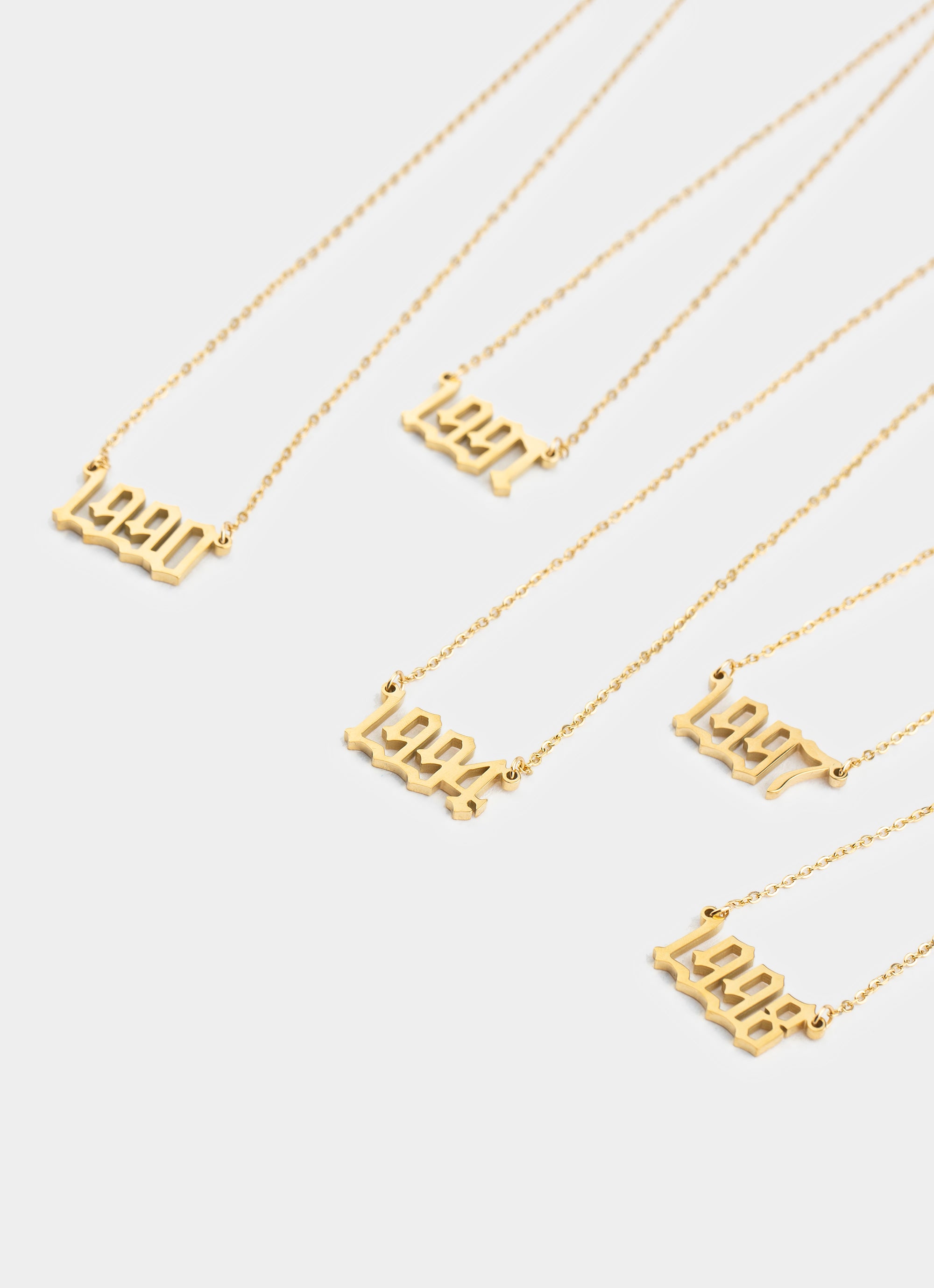 Established Necklace 1990 - 2022 - 18K Gold Plated