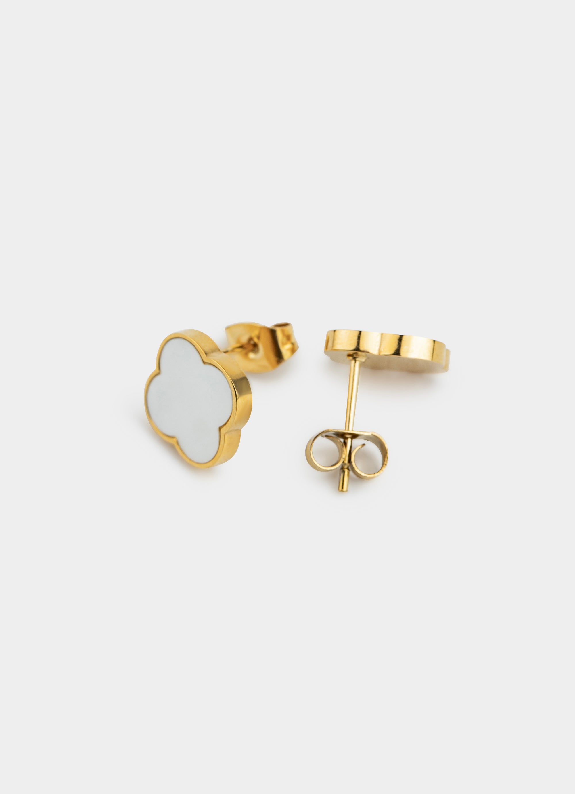 Vendetta 4 Leaf Earring - 18K Gold Plated