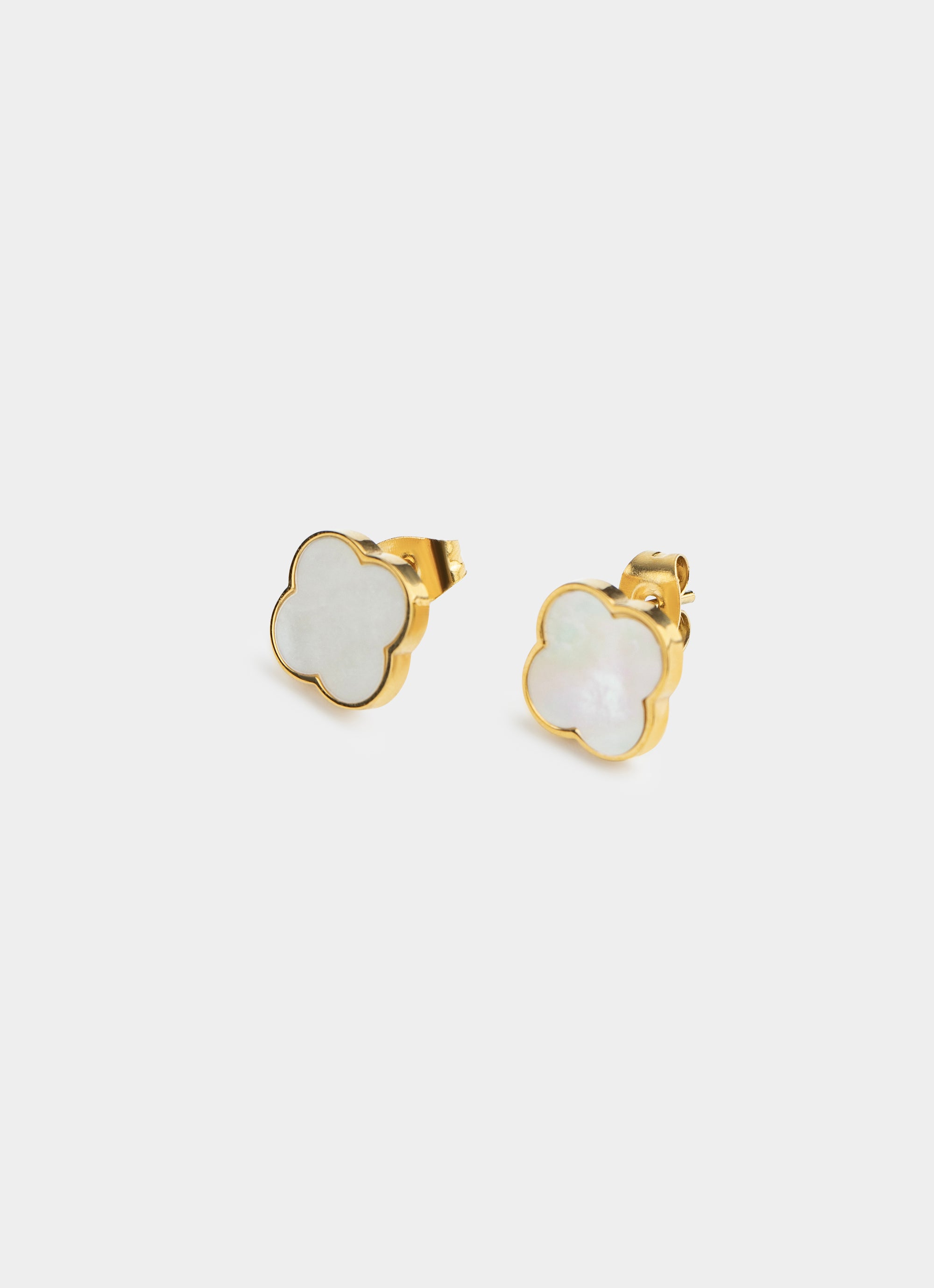 Vendetta 4 Leaf Earring - 18K Gold Plated