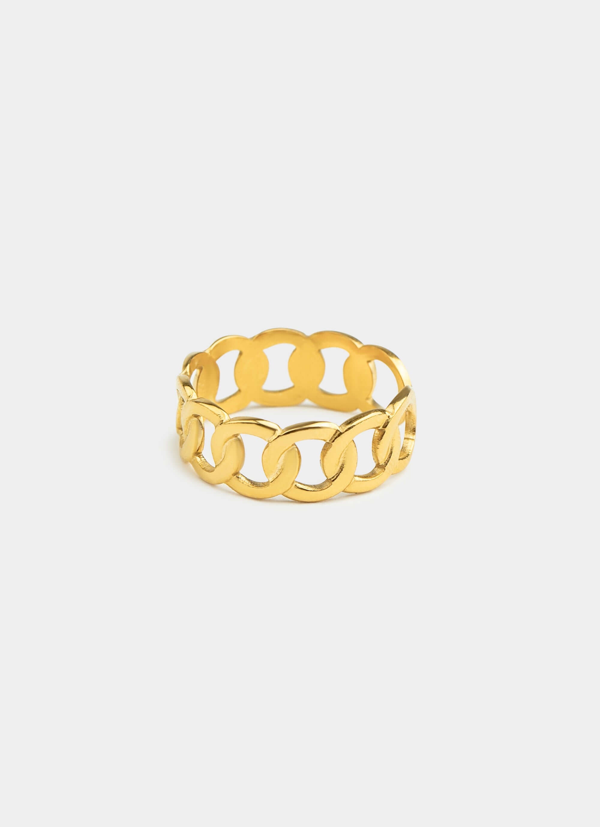 Cuban Adjustable Ring - 18K Gold Plated