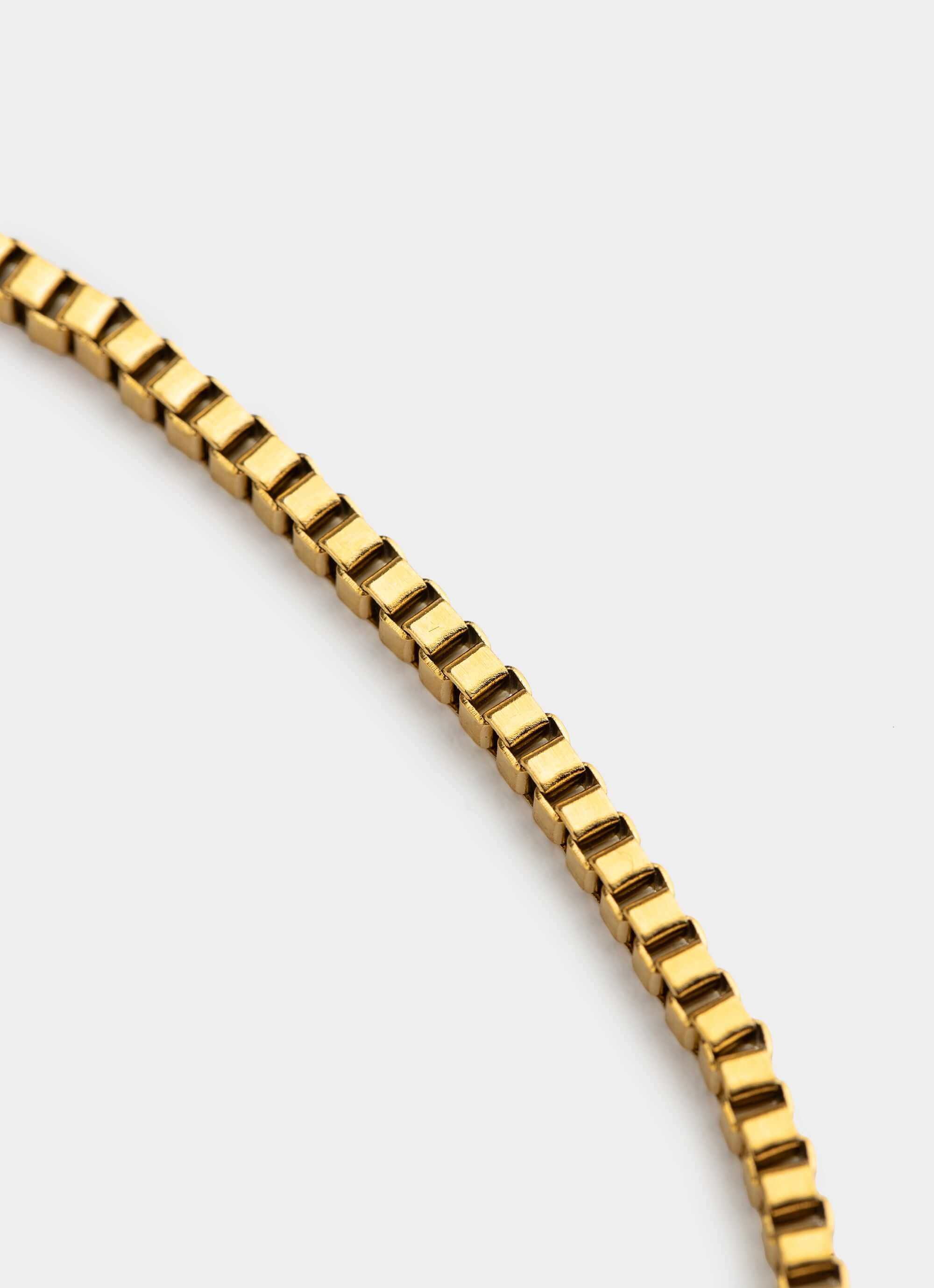 Square Box Chain - 18K Gold Plated