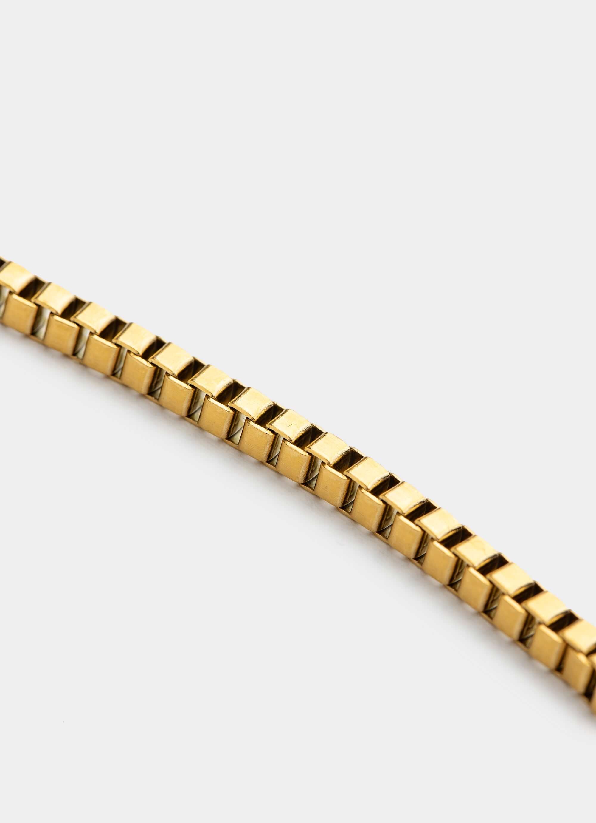 Square Box Chain - 18K Gold Plated