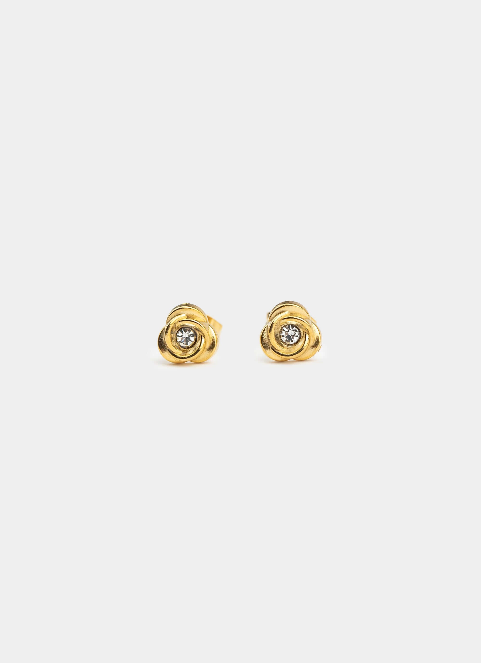 Flower Stud Earring - 18K Gold Plated