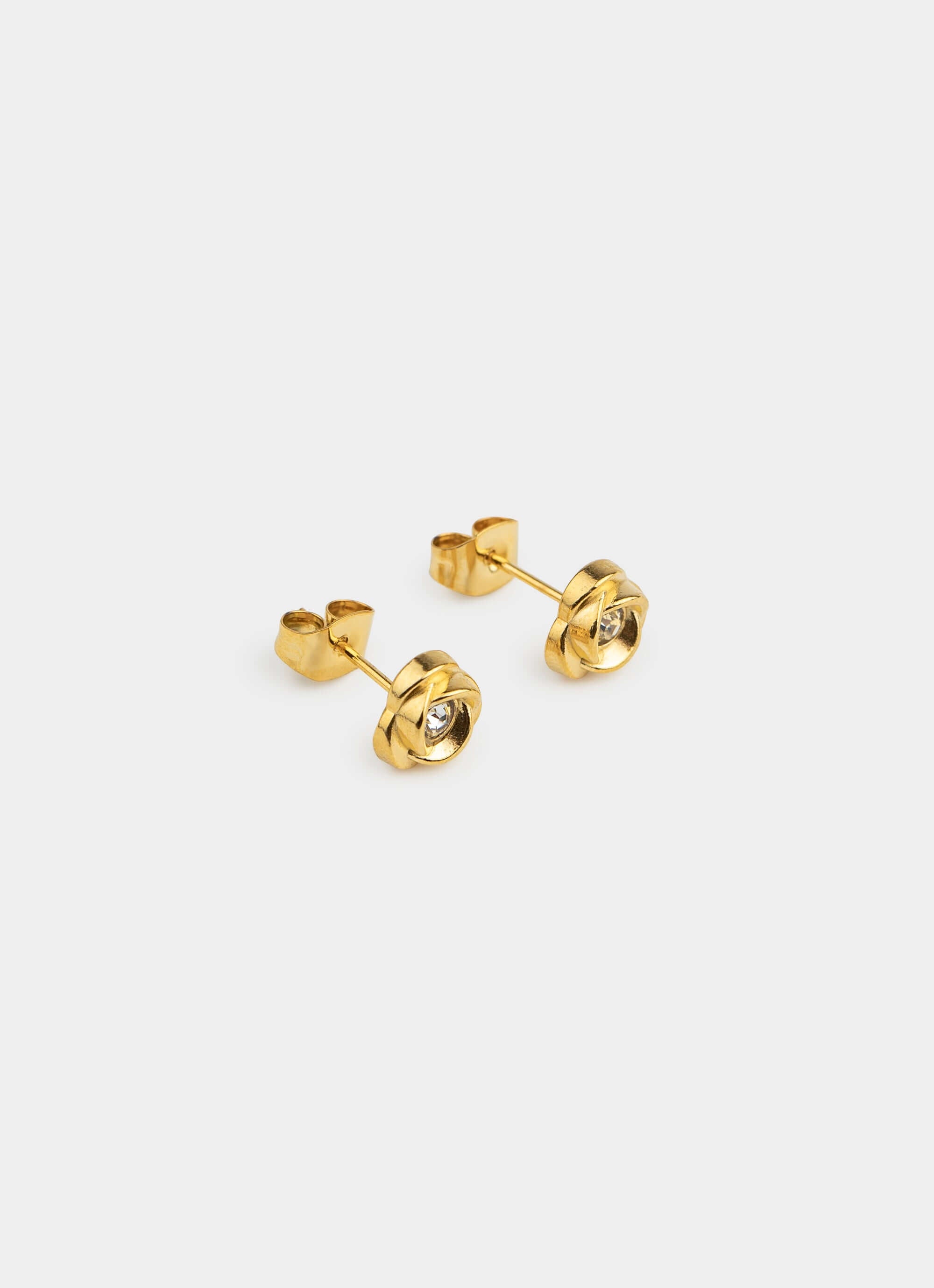Flower Stud Earring - 18K Gold Plated
