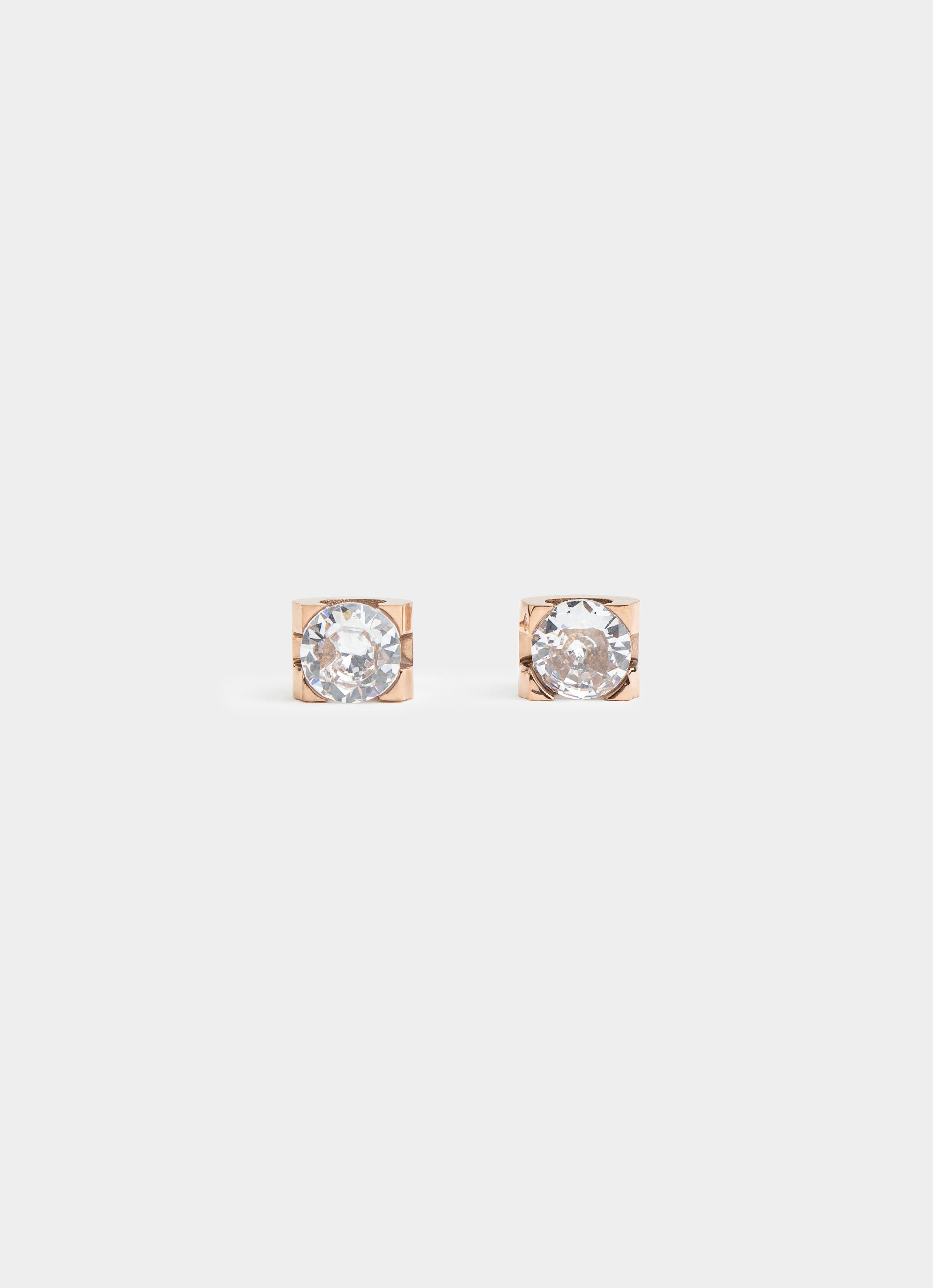 Claw Stud Earring - Rose Gold Plated