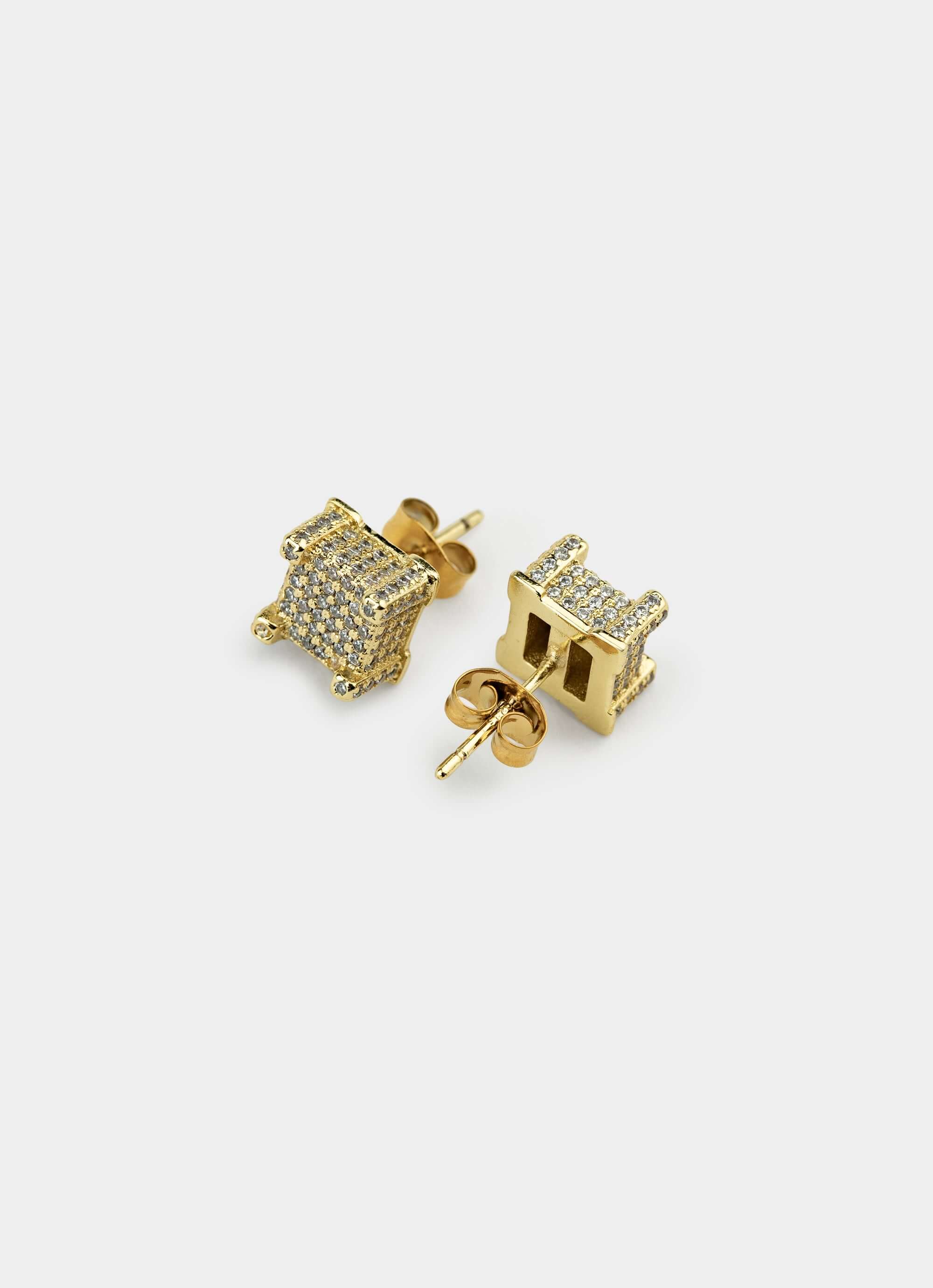 Icy Palace Stud - 18K Gold Plated