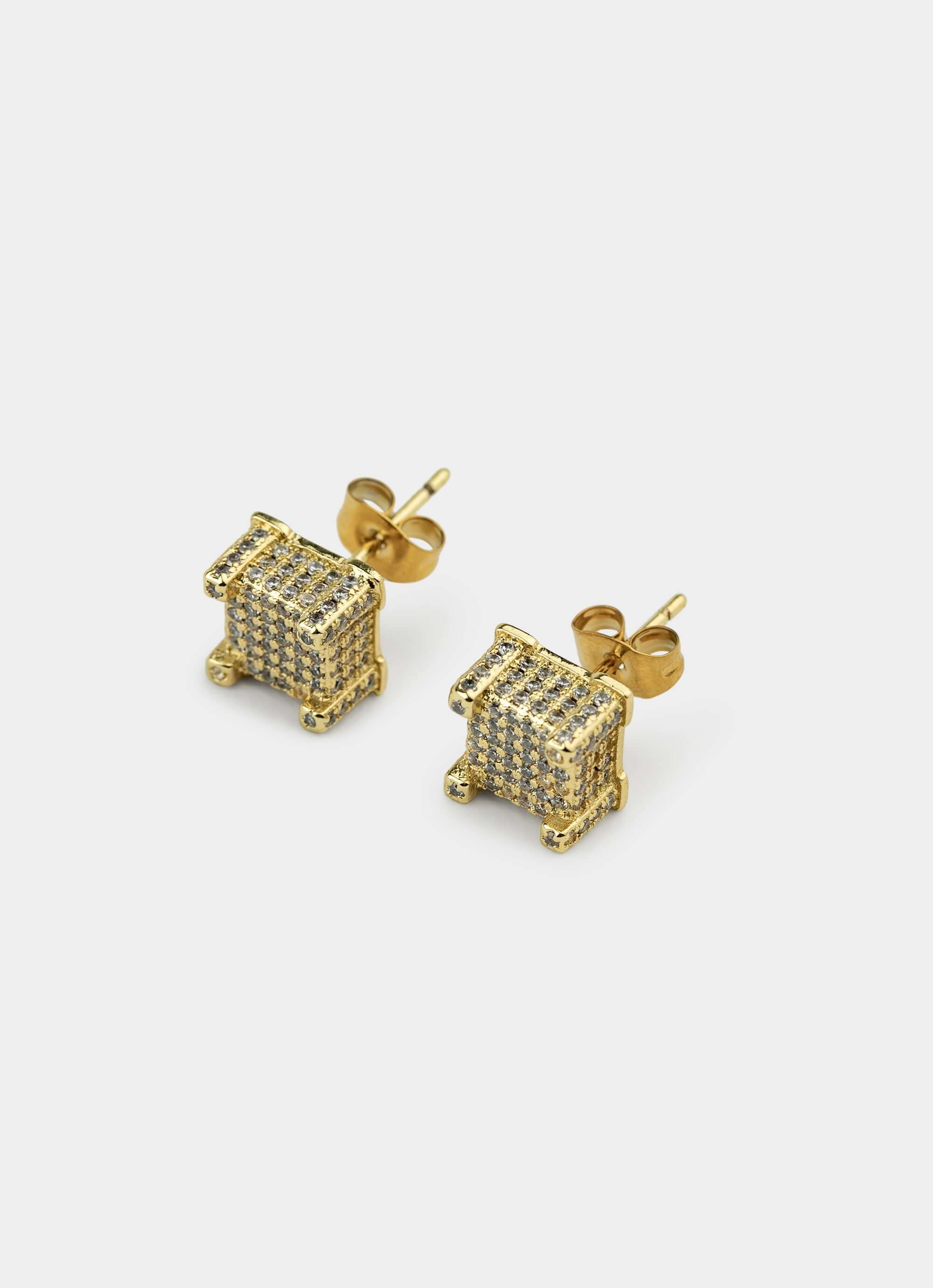 Icy Palace Stud - 18K Gold Plated