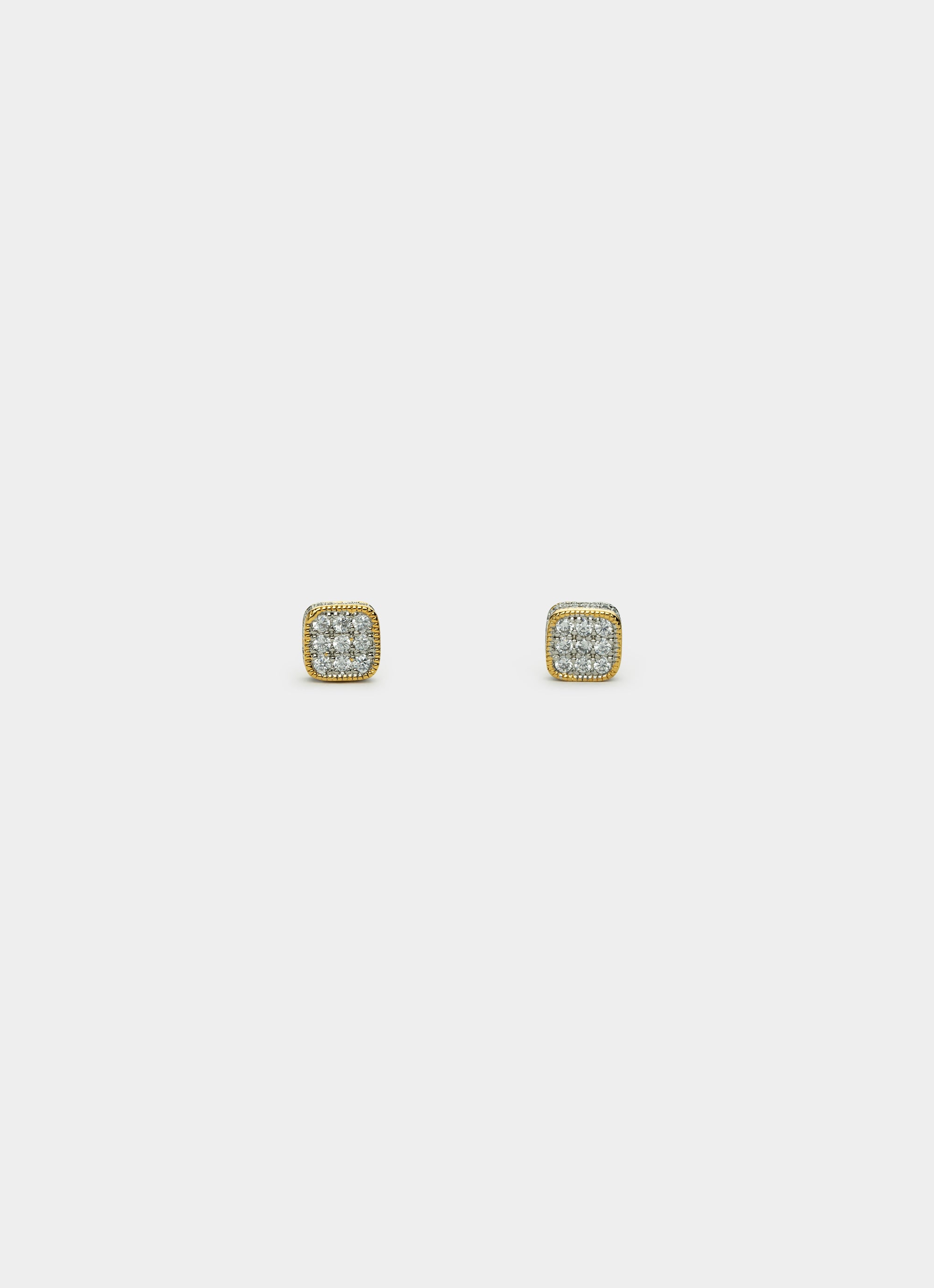 Icy Imperial Stud - 18K Gold Plated