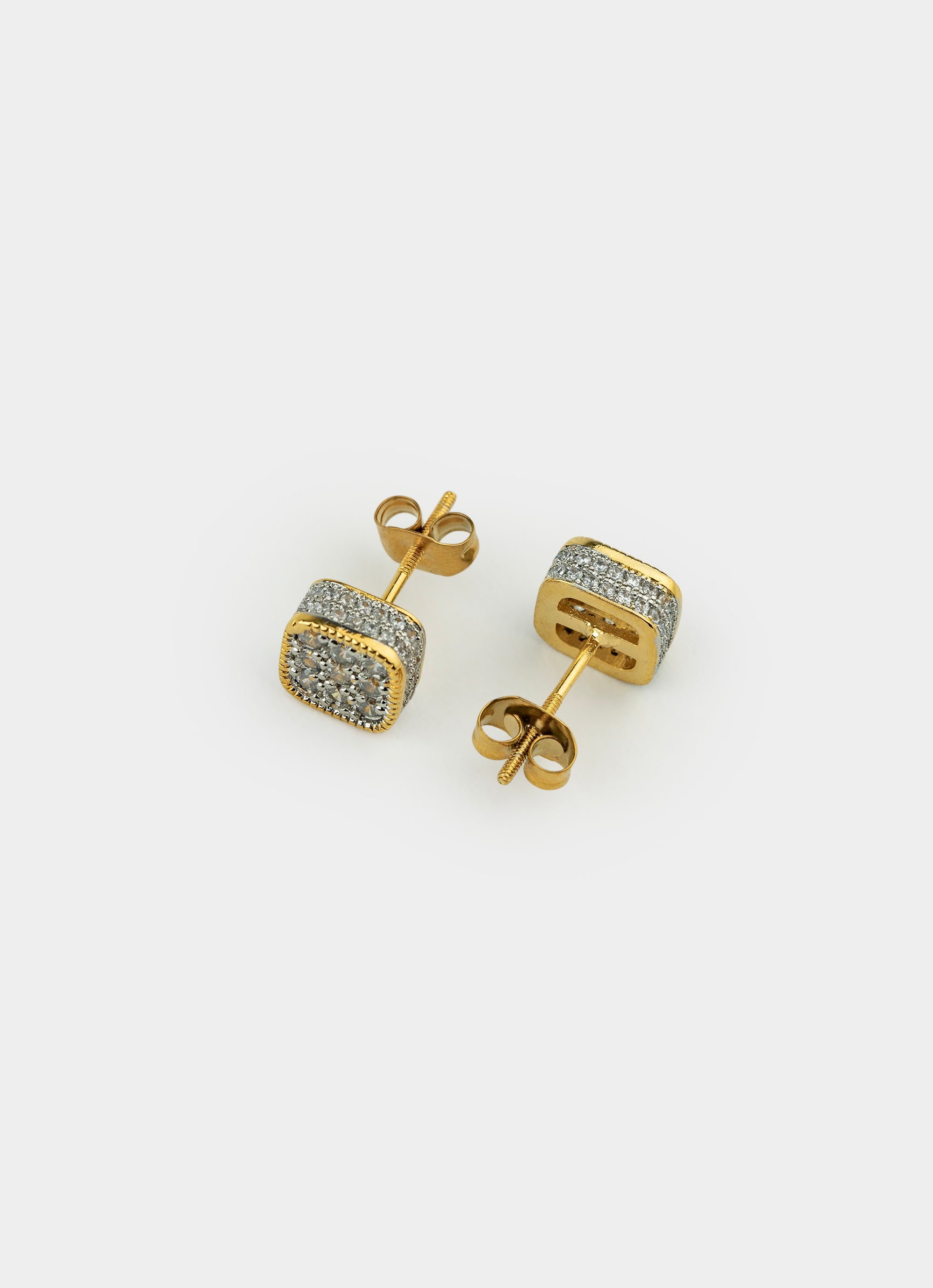 Icy Imperial Stud - 18K Gold Plated