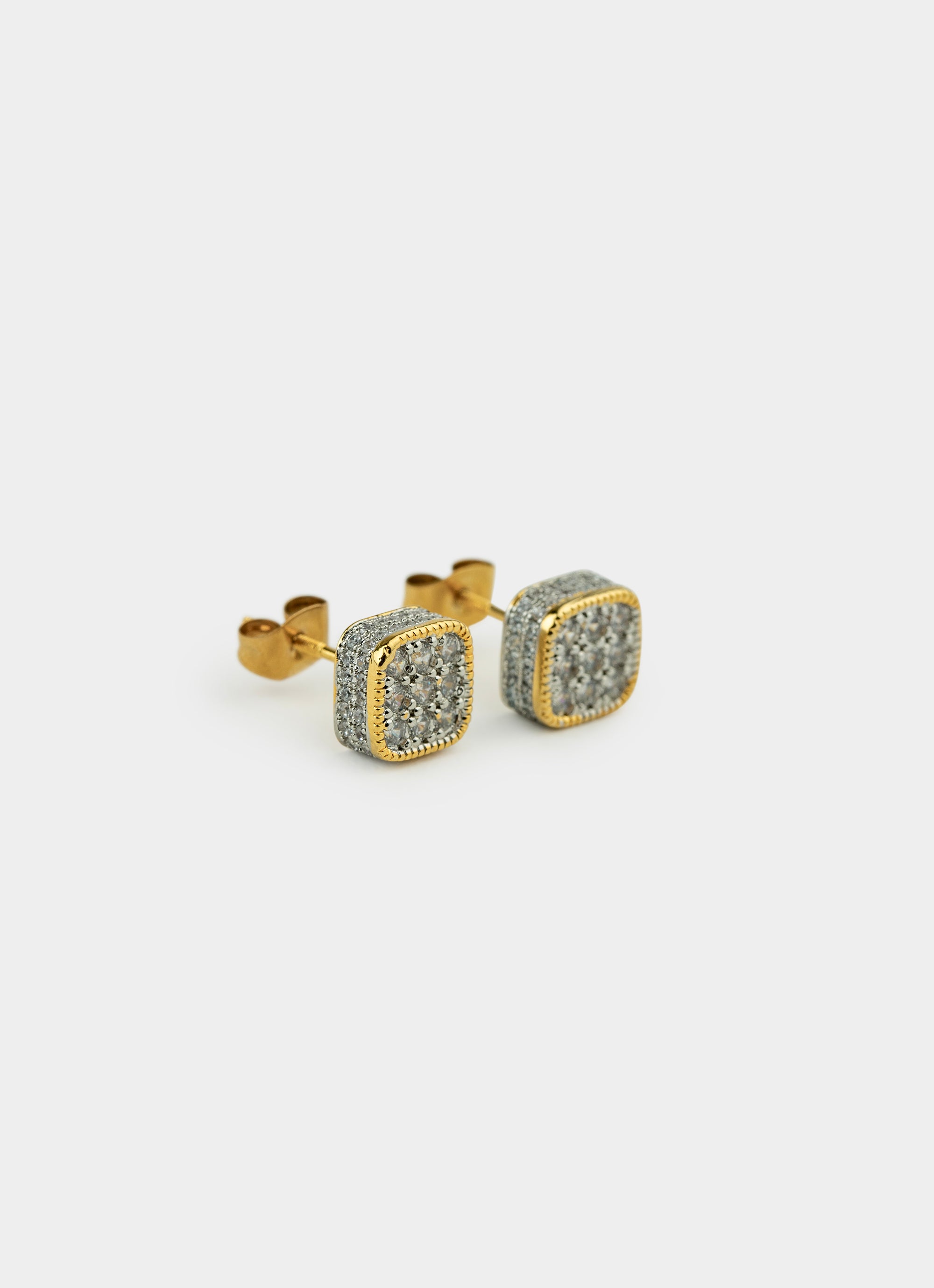 Icy Imperial Stud - 18K Gold Plated
