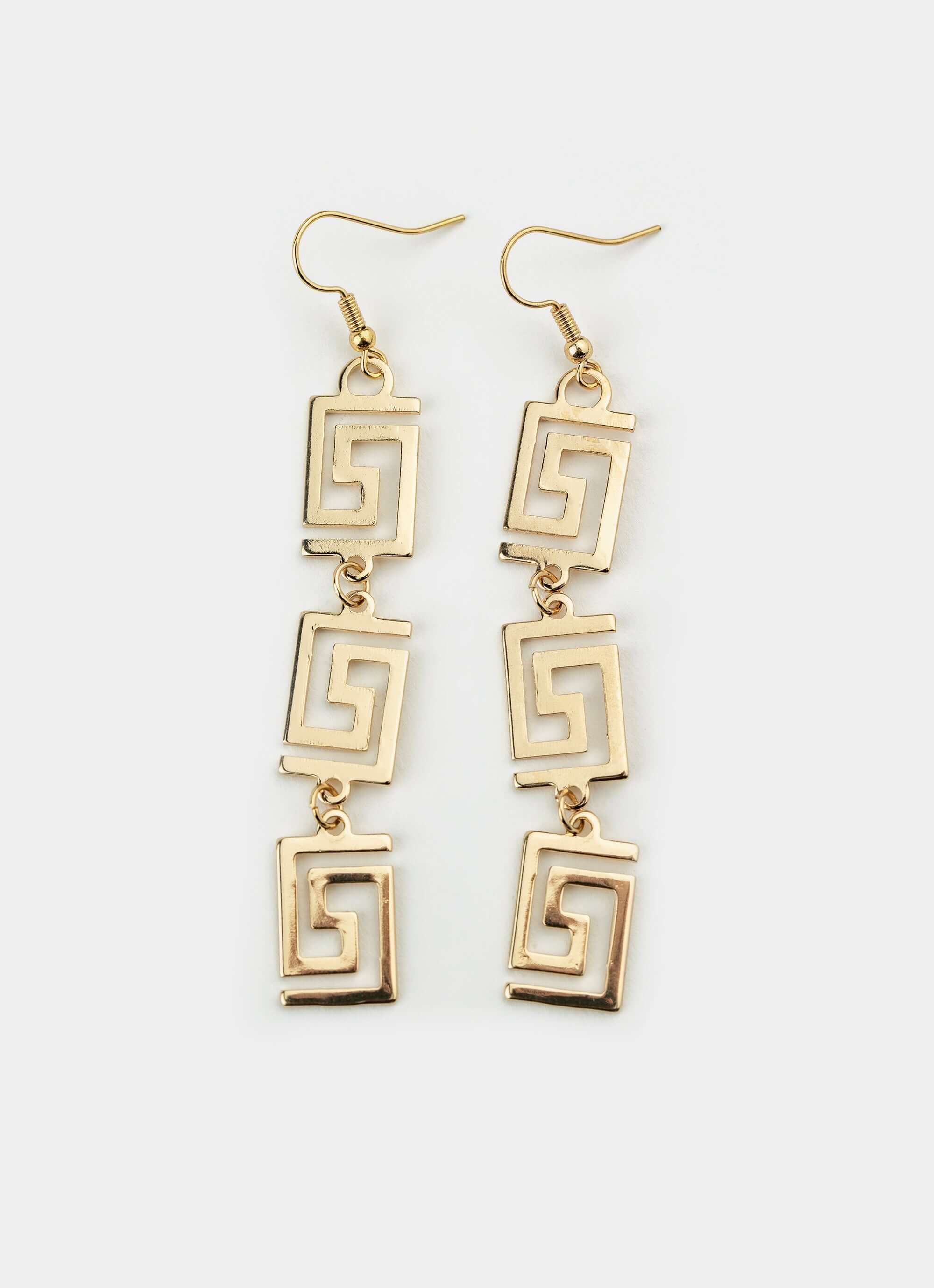Greca 3 Piece Earring - 18K Gold Plated