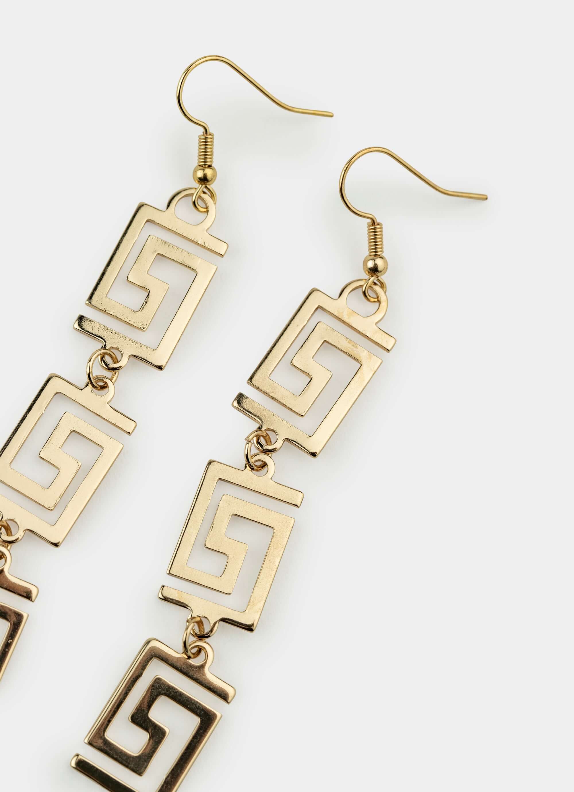 Greca 3 Piece Earring - 18K Gold Plated