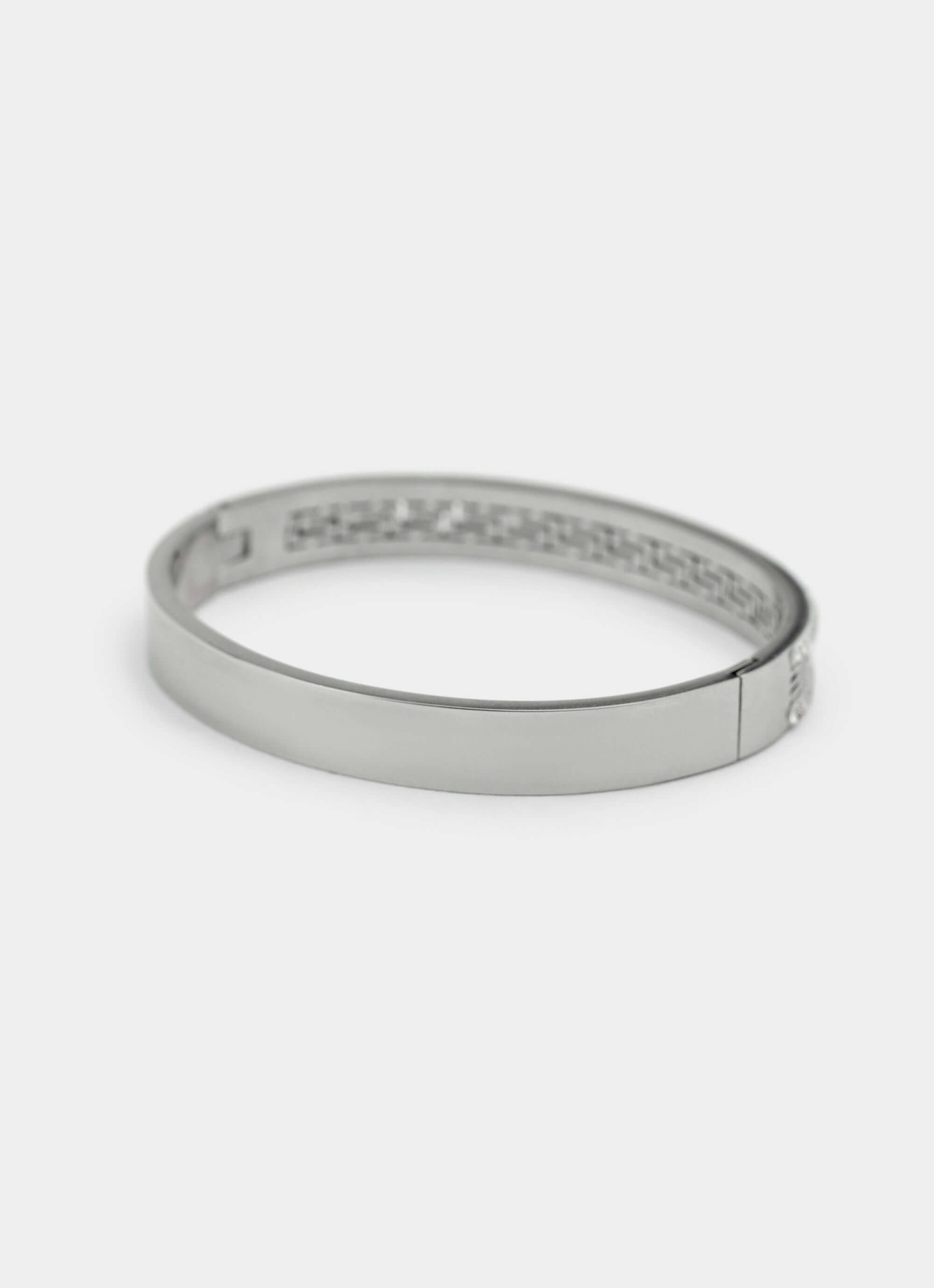 Greca Icy Bangle - Stainless Steel