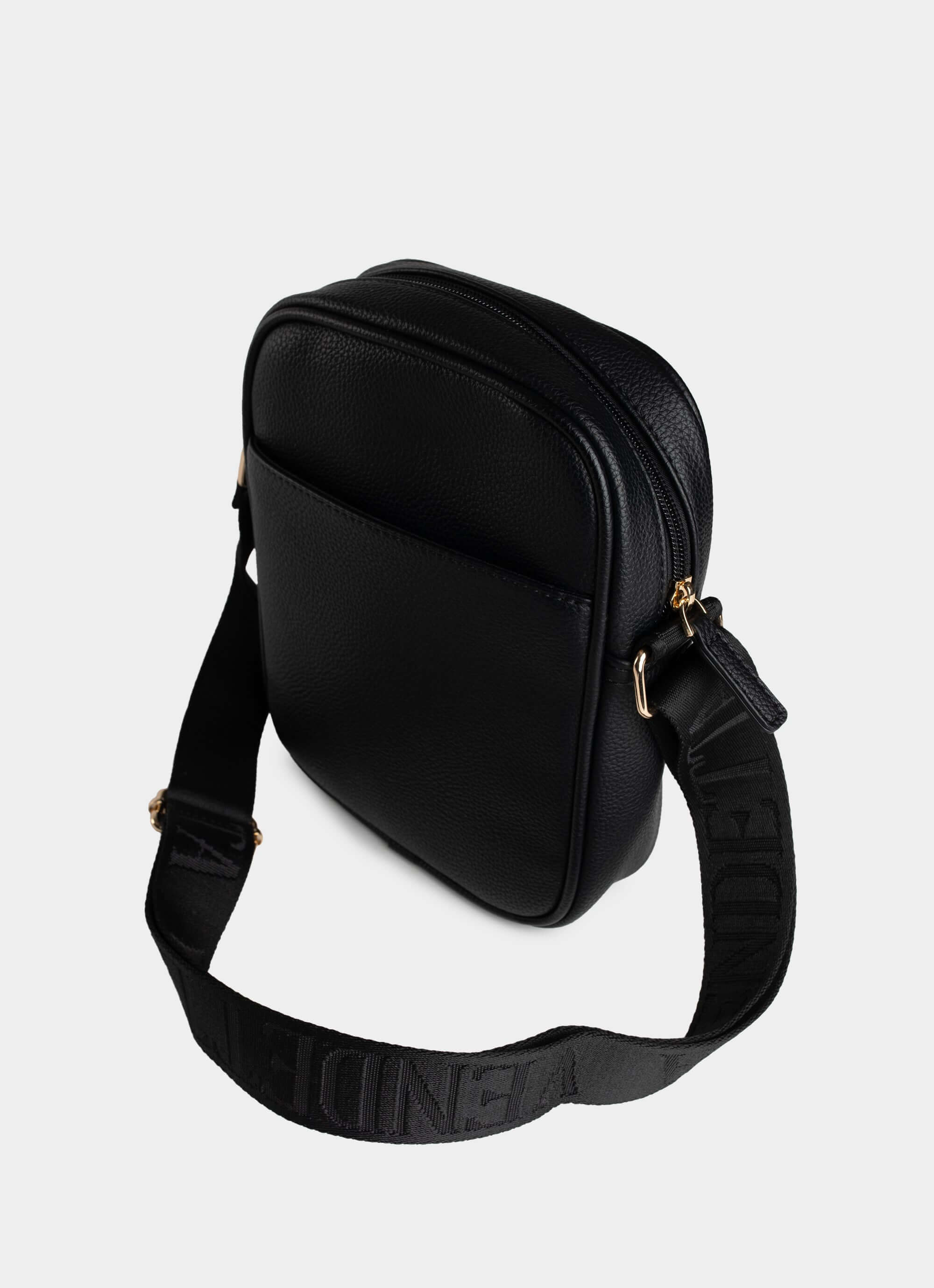 PU leather Vice Side Bag – black with adjustable strap – Vendetta Jewellery