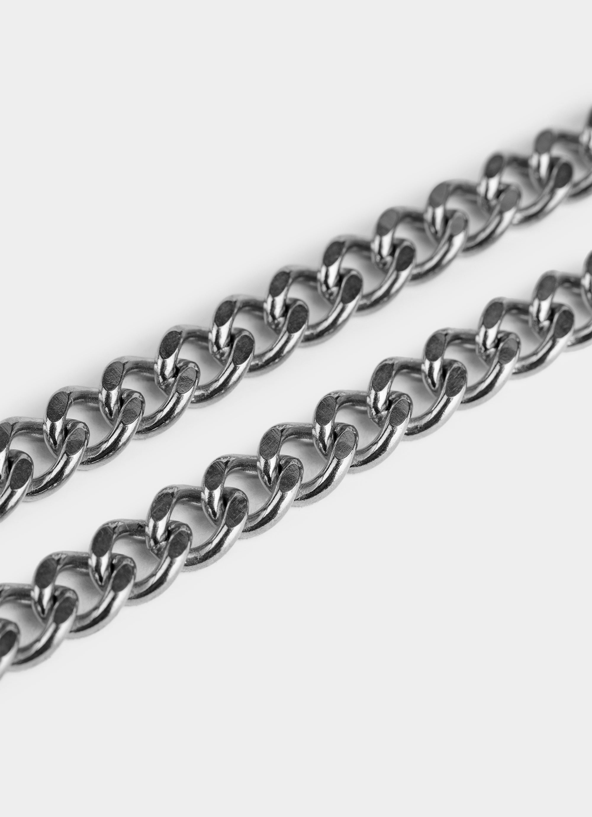 Bar Clasp Cuban Chain - Stainless Steel