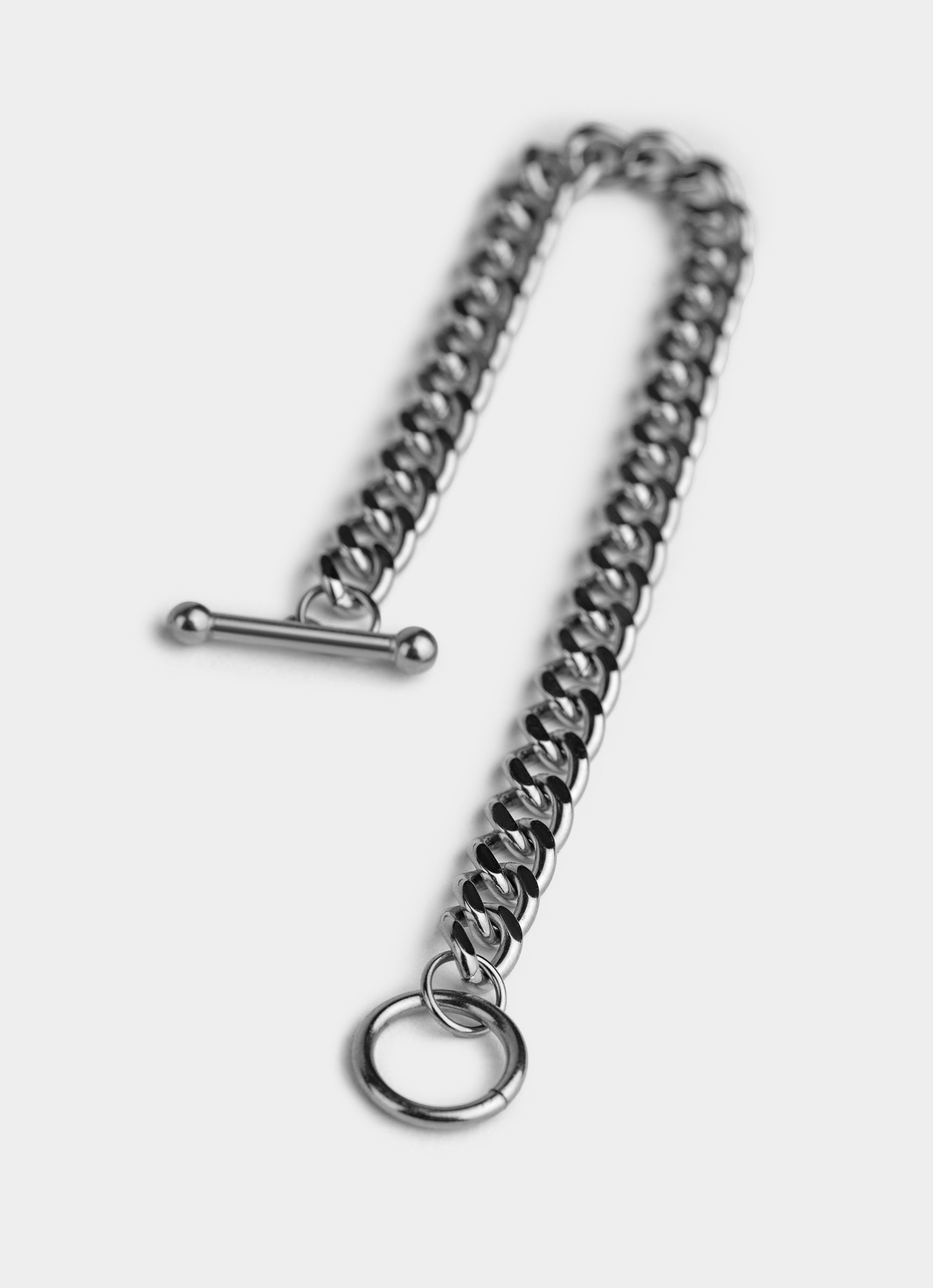 Bar Clasp Cuban Bracelet - Stainless Steel