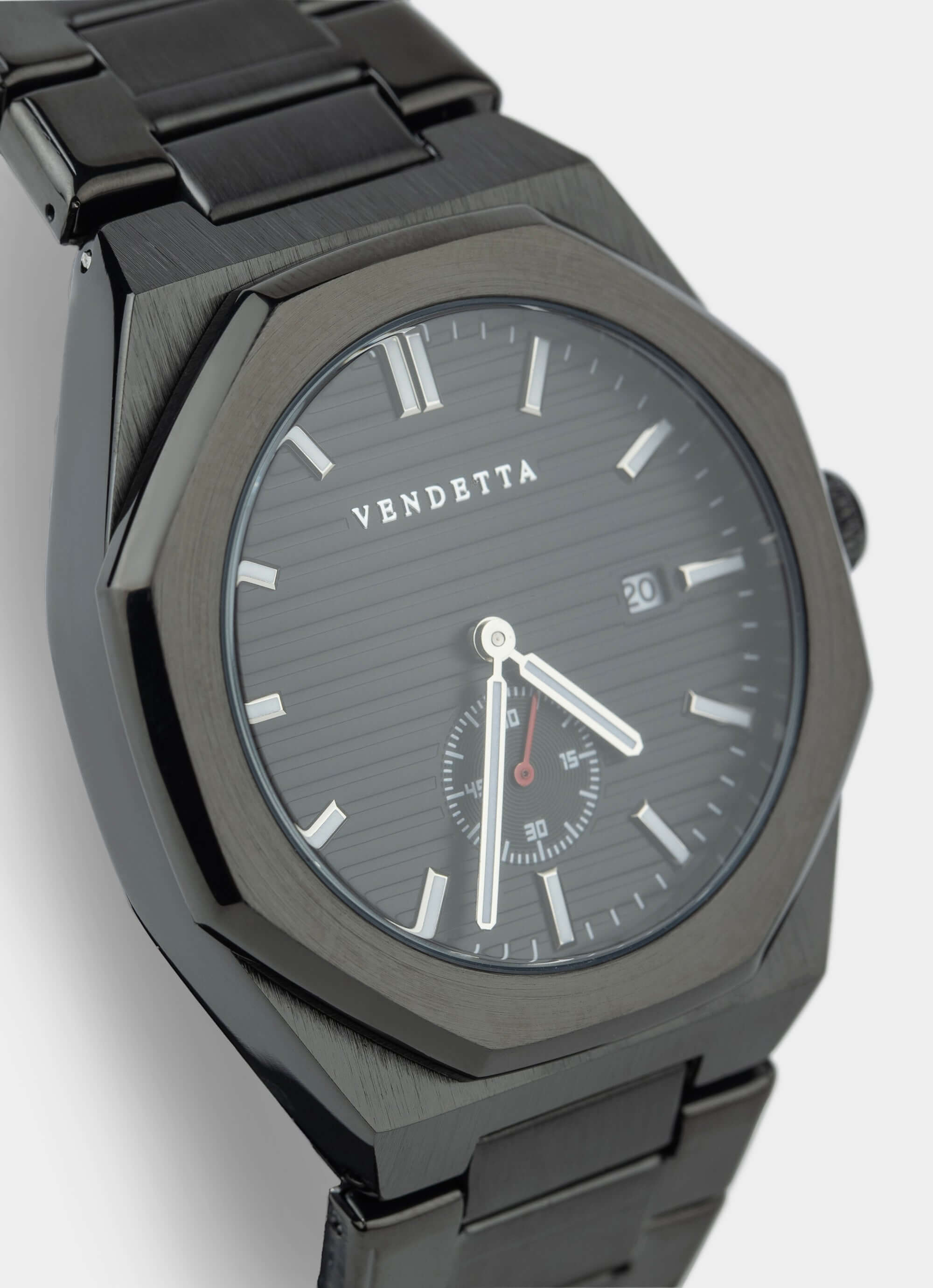 stainless steel watch – black – Vendetta Jewellery