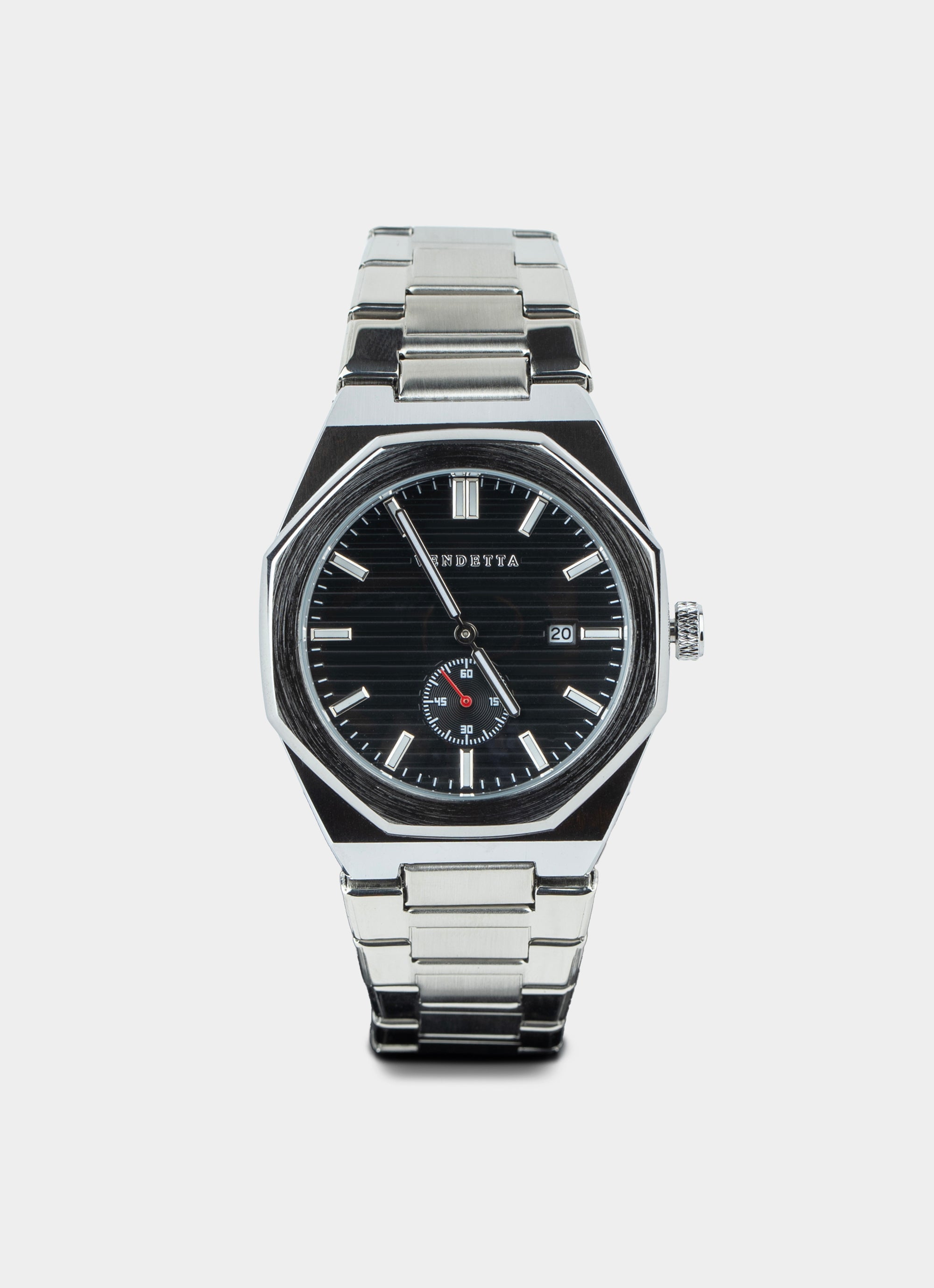 Monarc Watch - Silver/Black