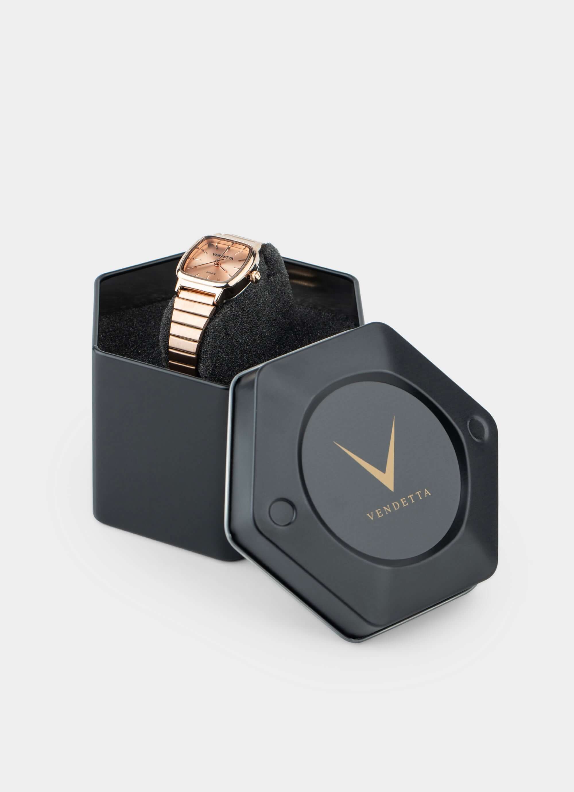 watch box – Camille Watch - Rose Gold – Vendetta Jewellery