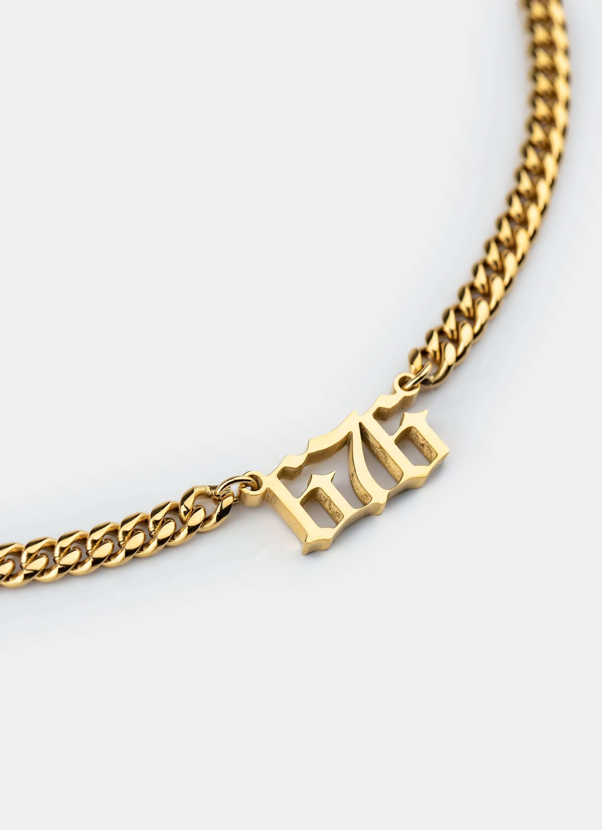 18K gold plated necklace – 676 Legacy Necklace - 18k Gold Plated – Vendetta Jewellery