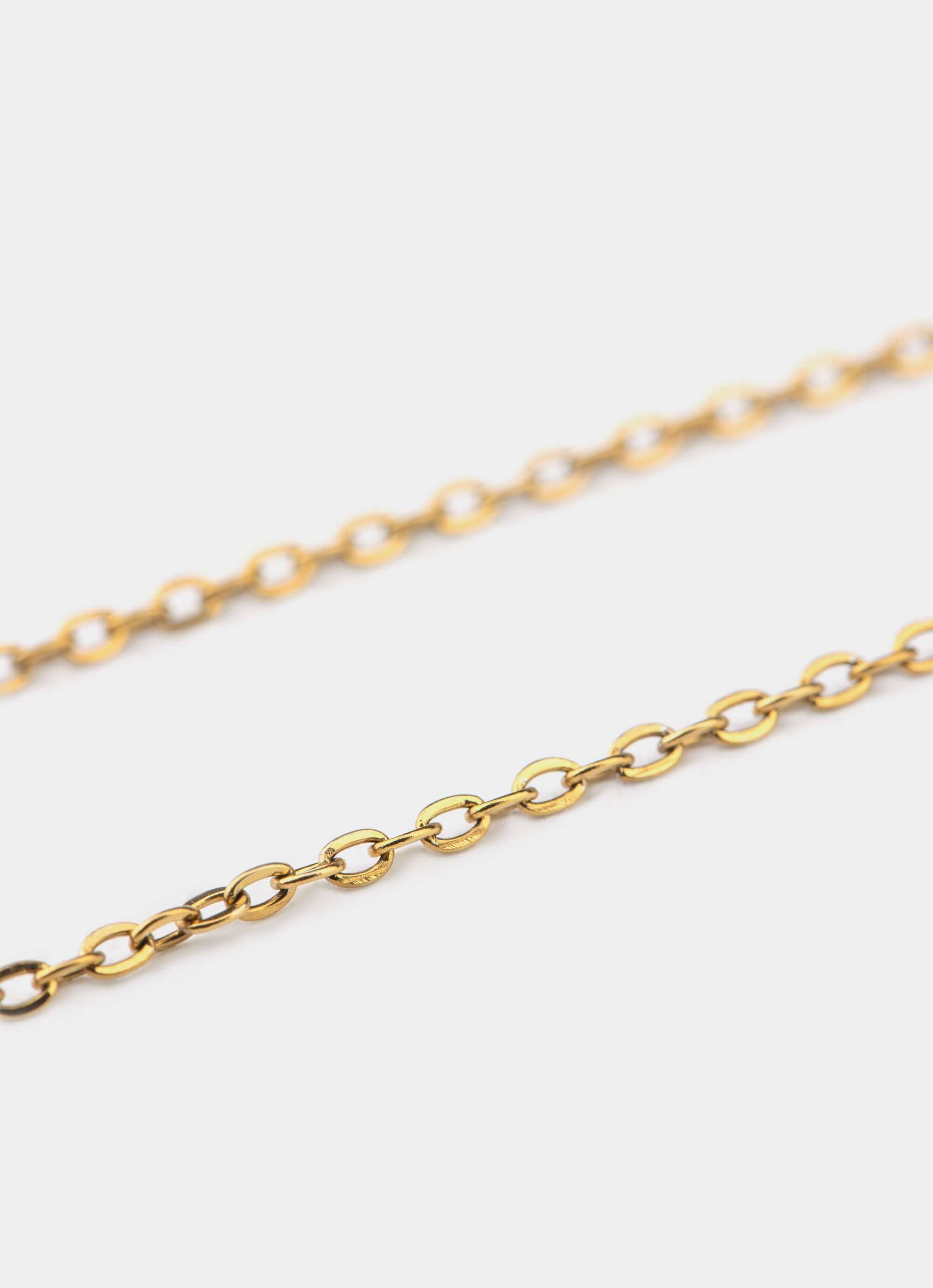 Stainless steel necklace chain – gold links – Vendetta Jewellery