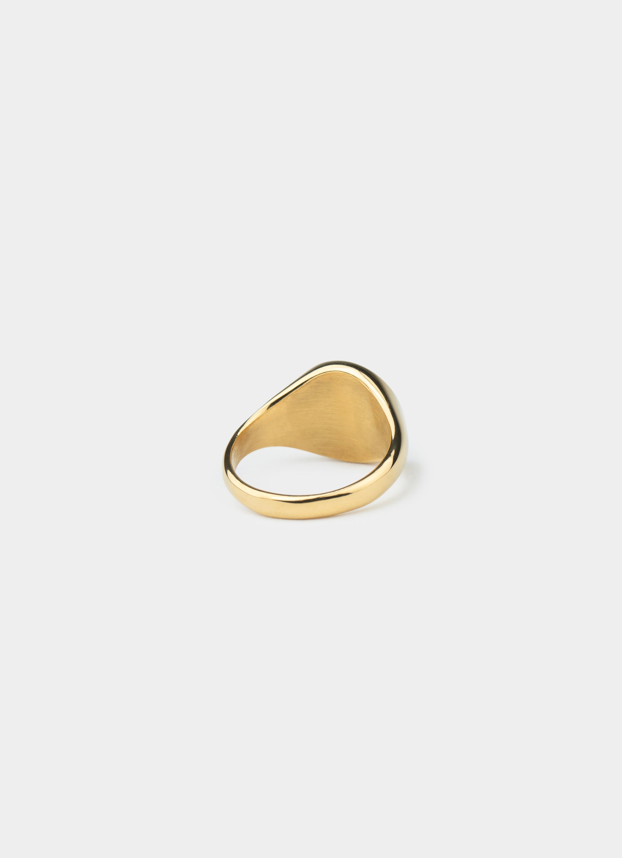 18k gold plated ring – round design – Vendetta Jewellery