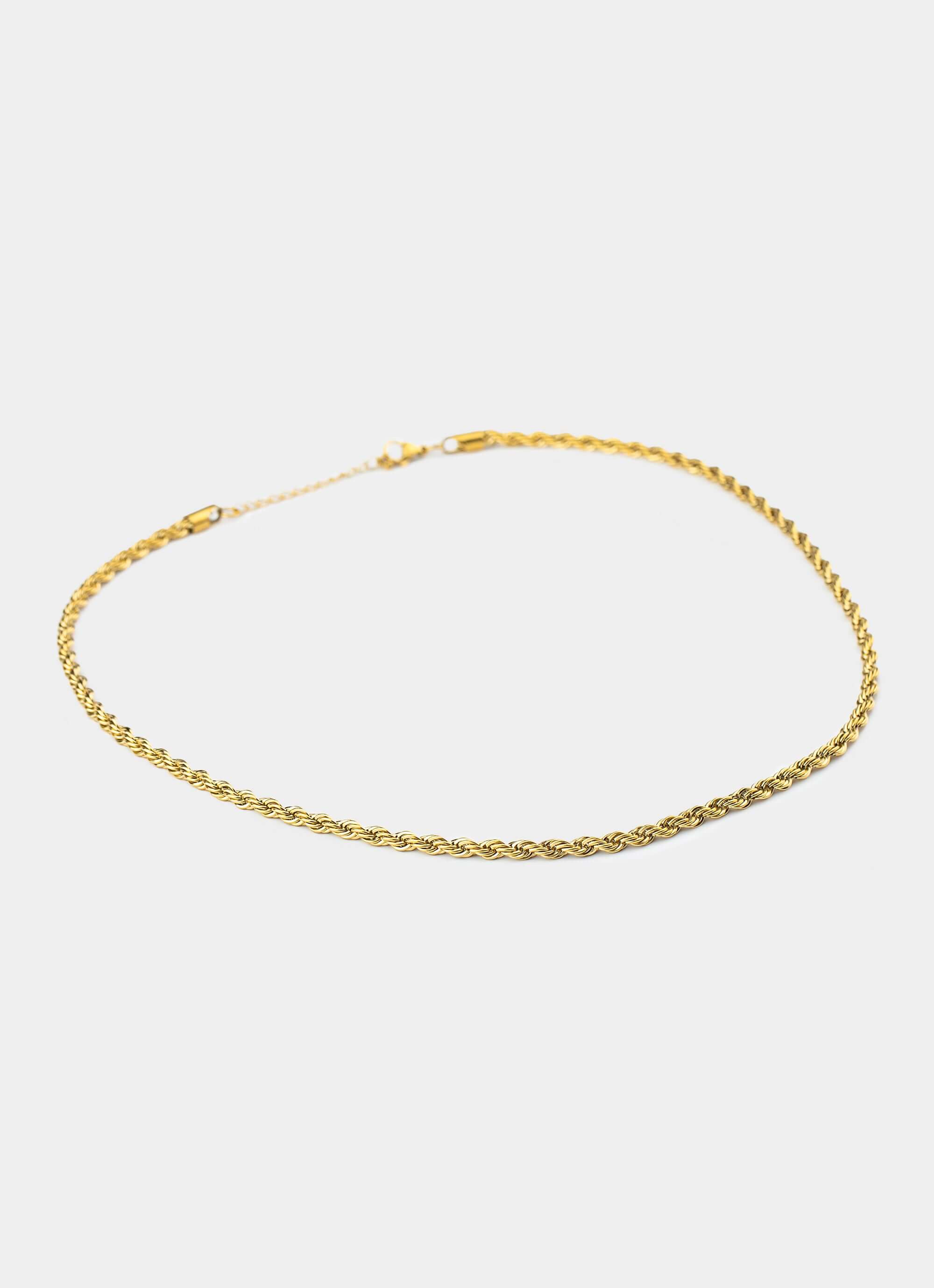 stainless steel Rope Chain 5mm - 18k Gold Plated – Vendetta Jewellery