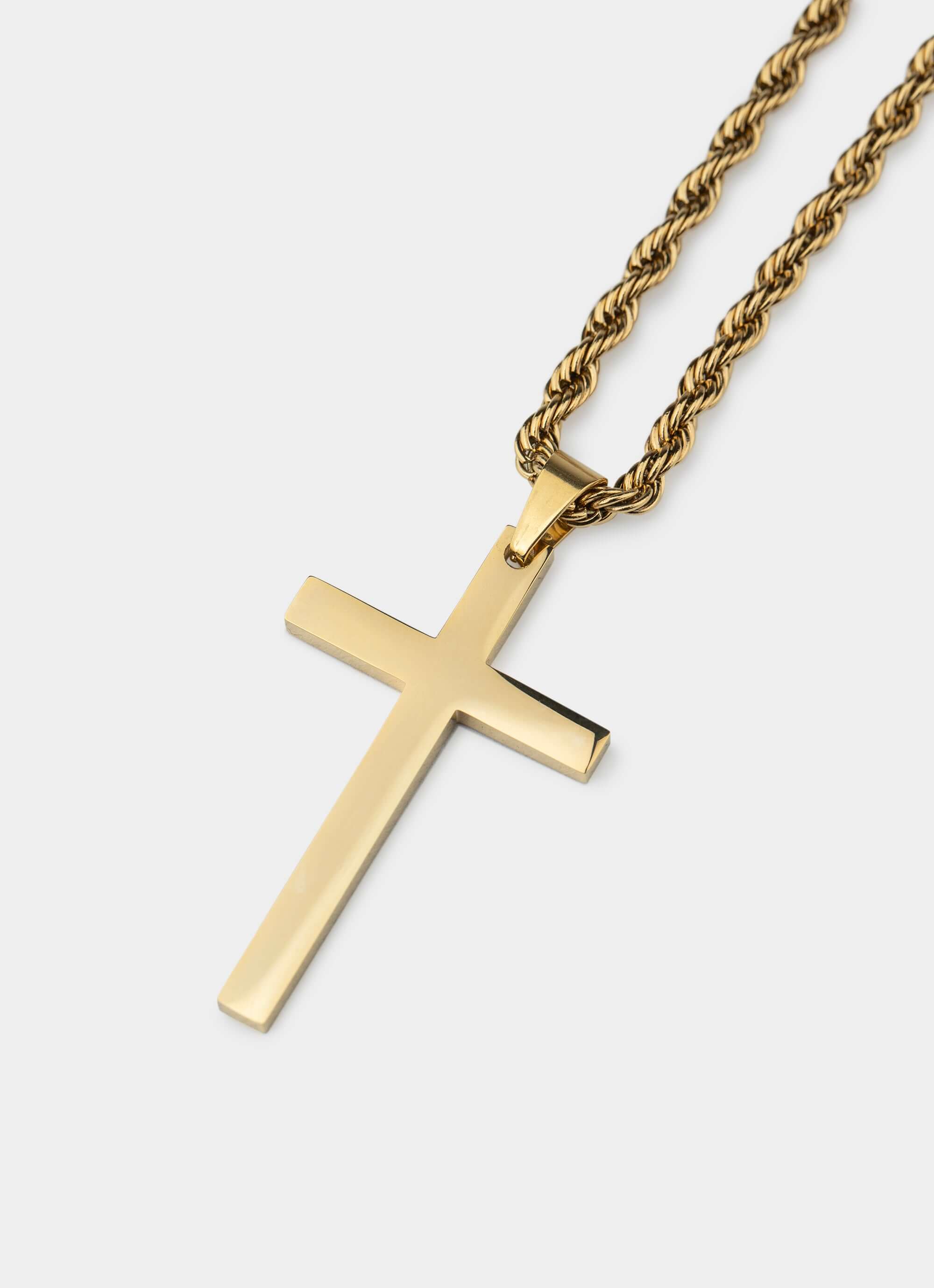 18k gold plated cross pendant – Heritage Cross Pendant - 18k Gold Plated – Vendetta Jewellery