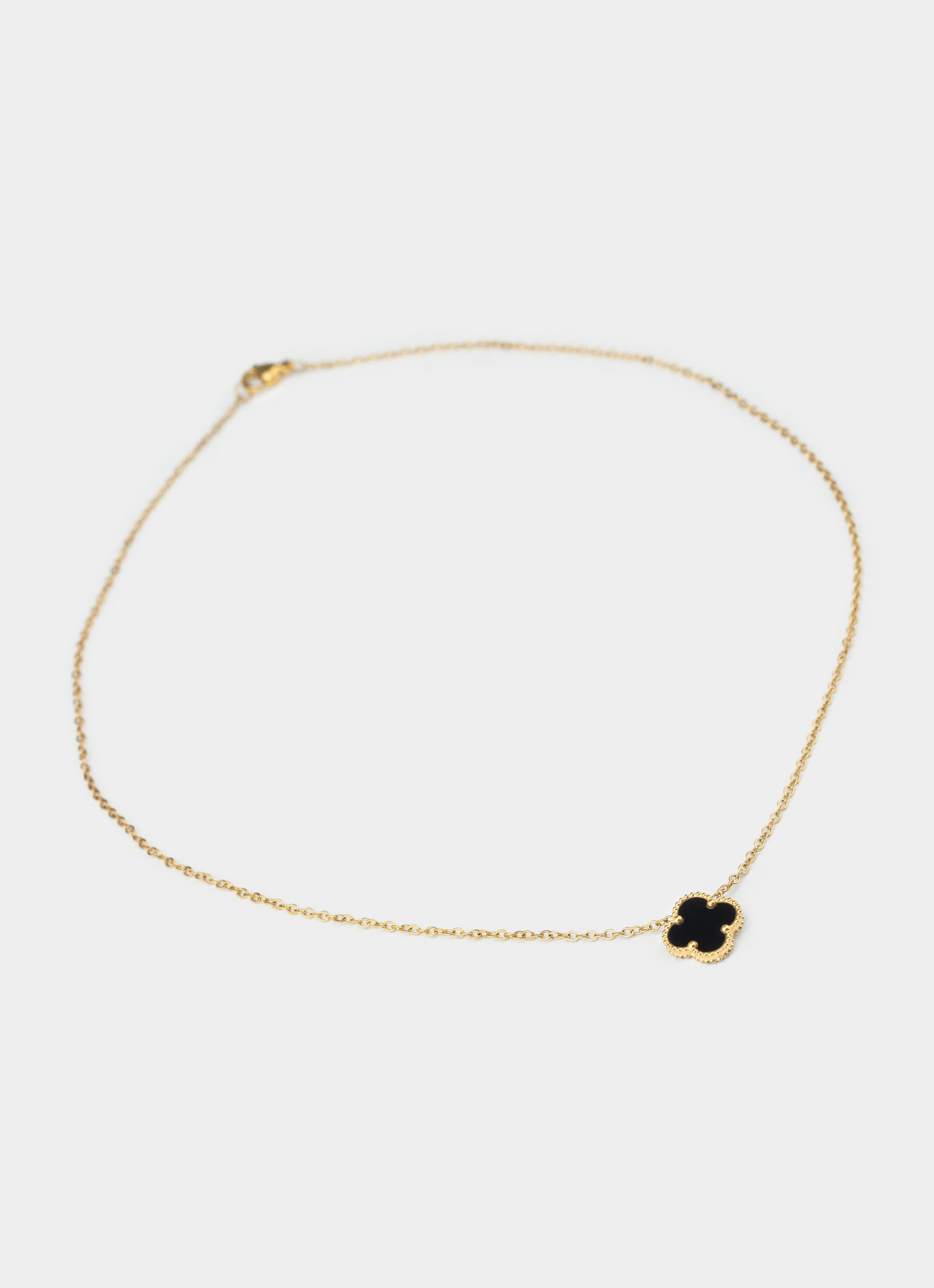 Vendetta Four Leaf Reversible Necklace - 18k Gold Plated