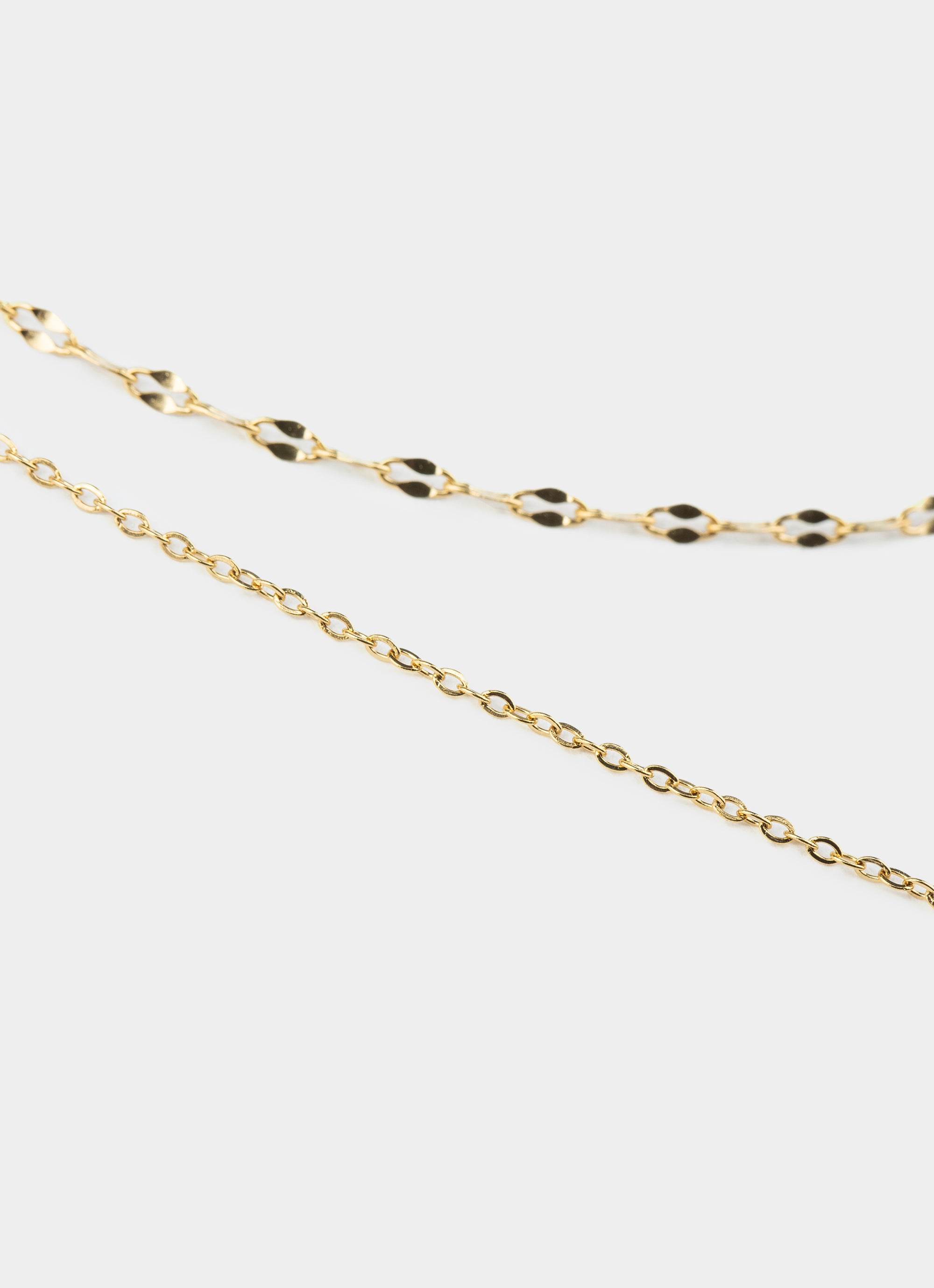 Mini Cross Stacker Necklace - Stainless Steel