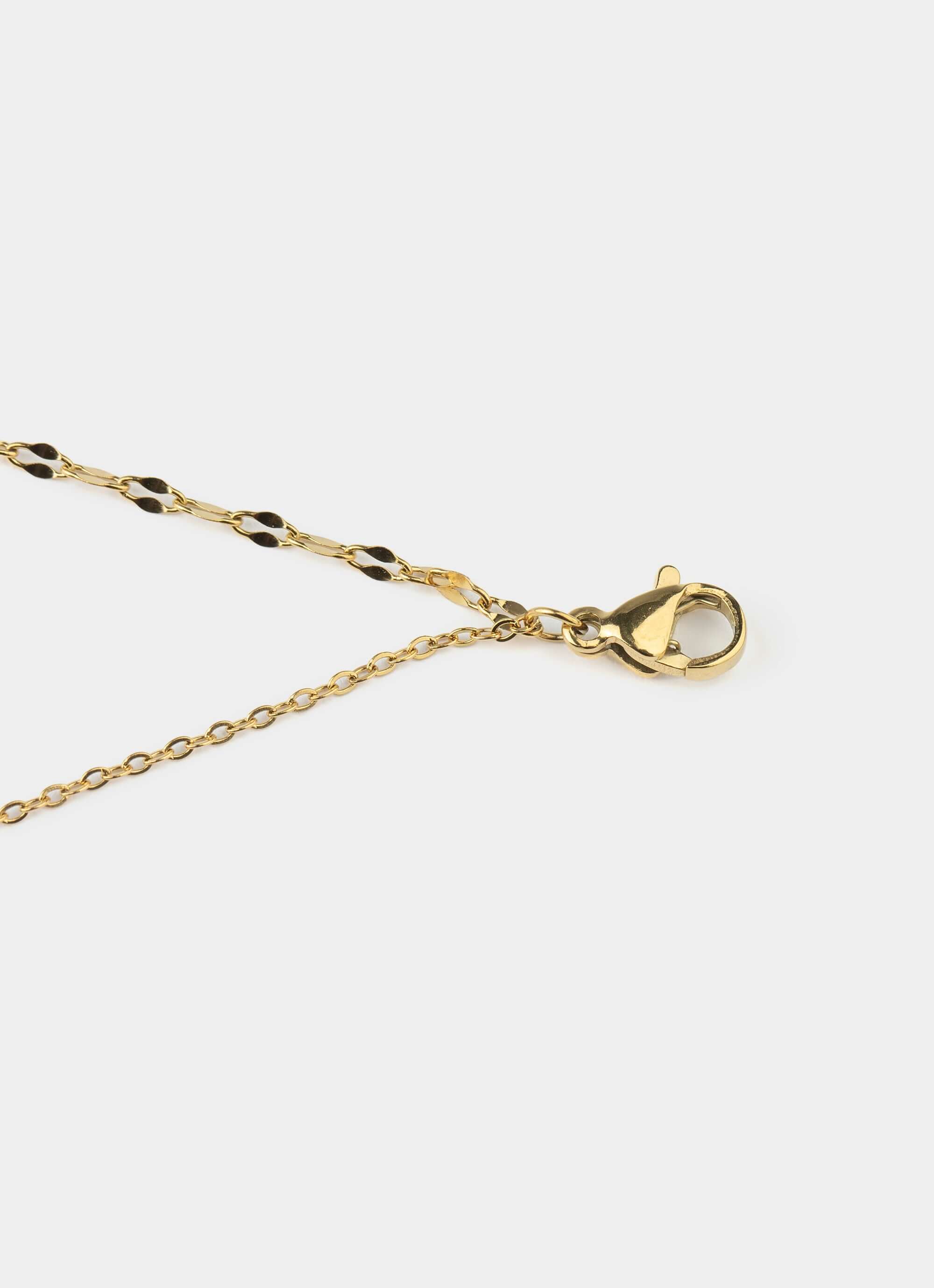 18K gold plated necklace – clasp and chain detail – Vendetta Jewellery