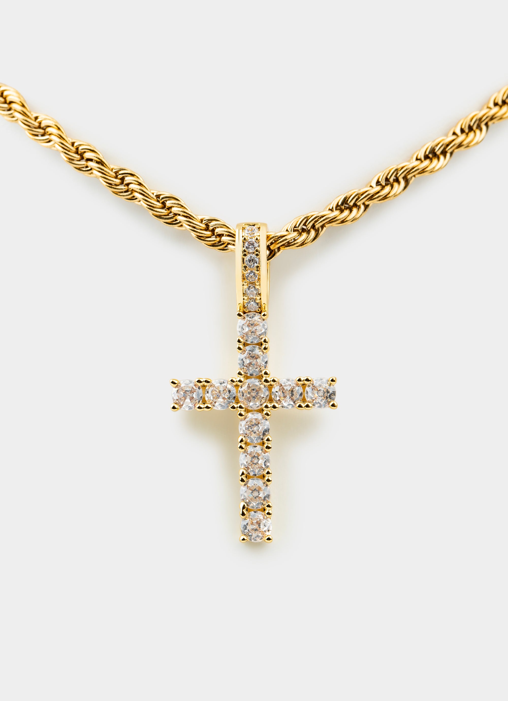 Classic Cross Pendant - 18k Gold Plated