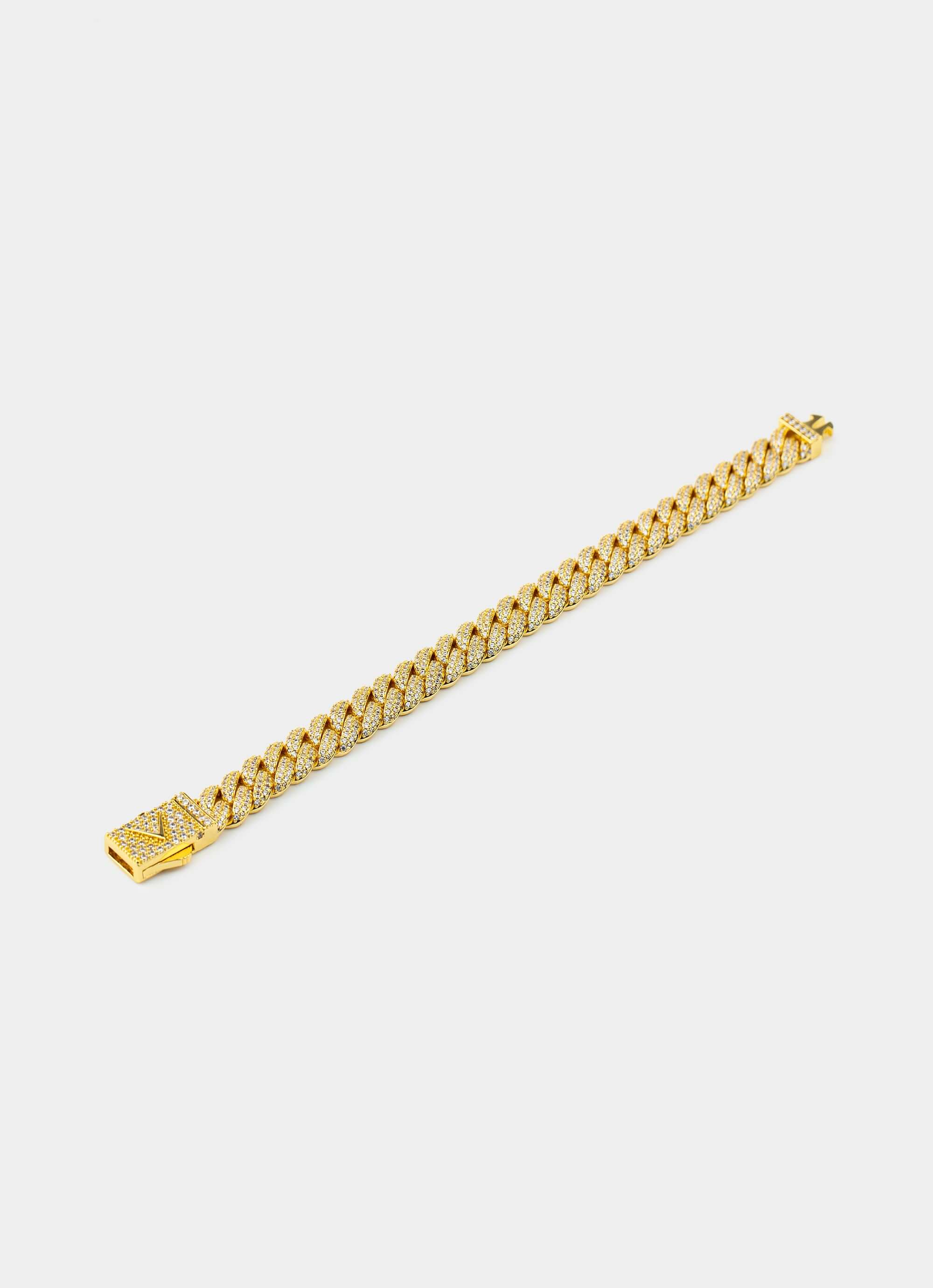 18K gold plated bracelet – chain design – Vendetta Jewellery