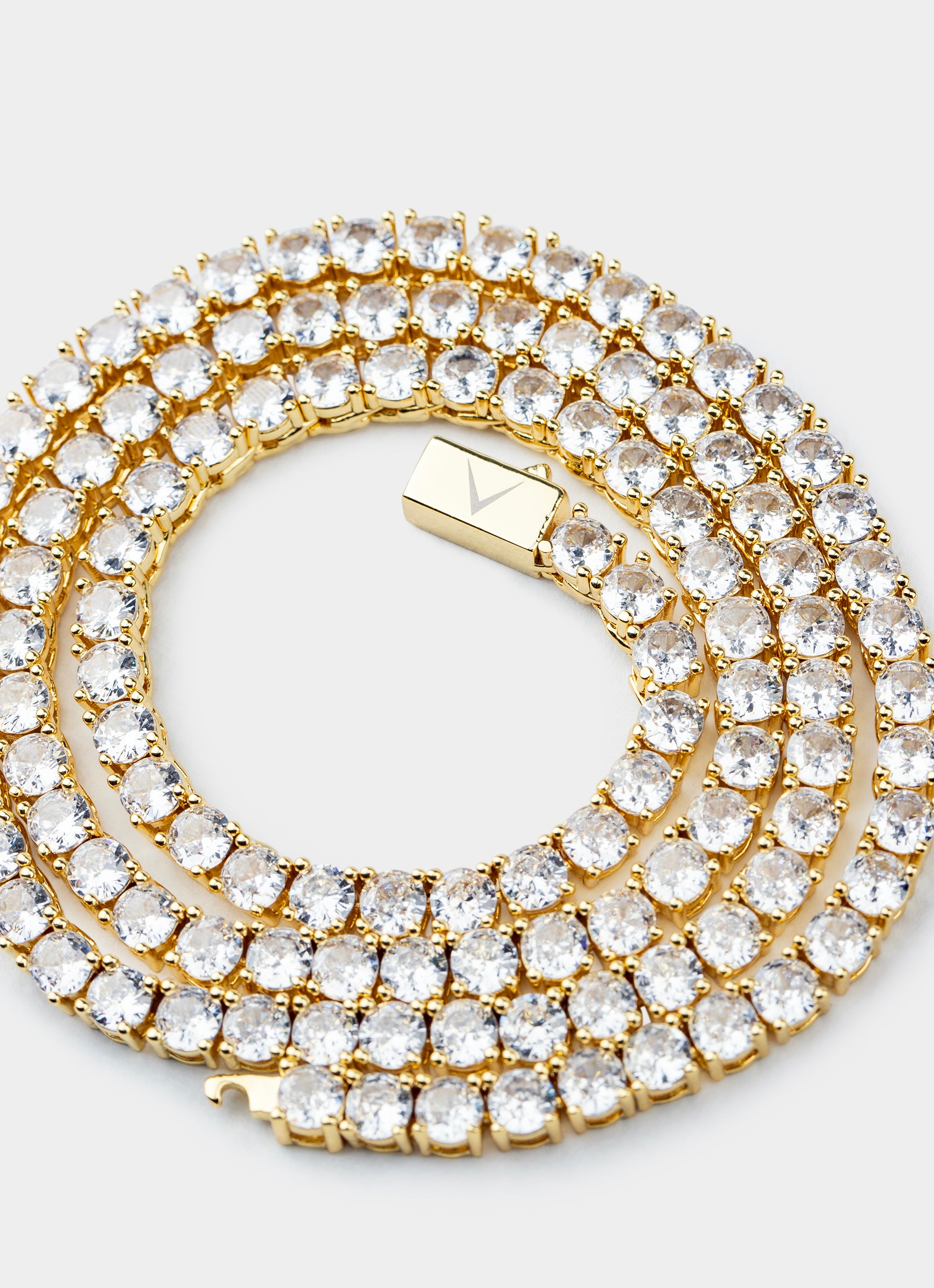 Tennis Necklace - 18k Gold Plated