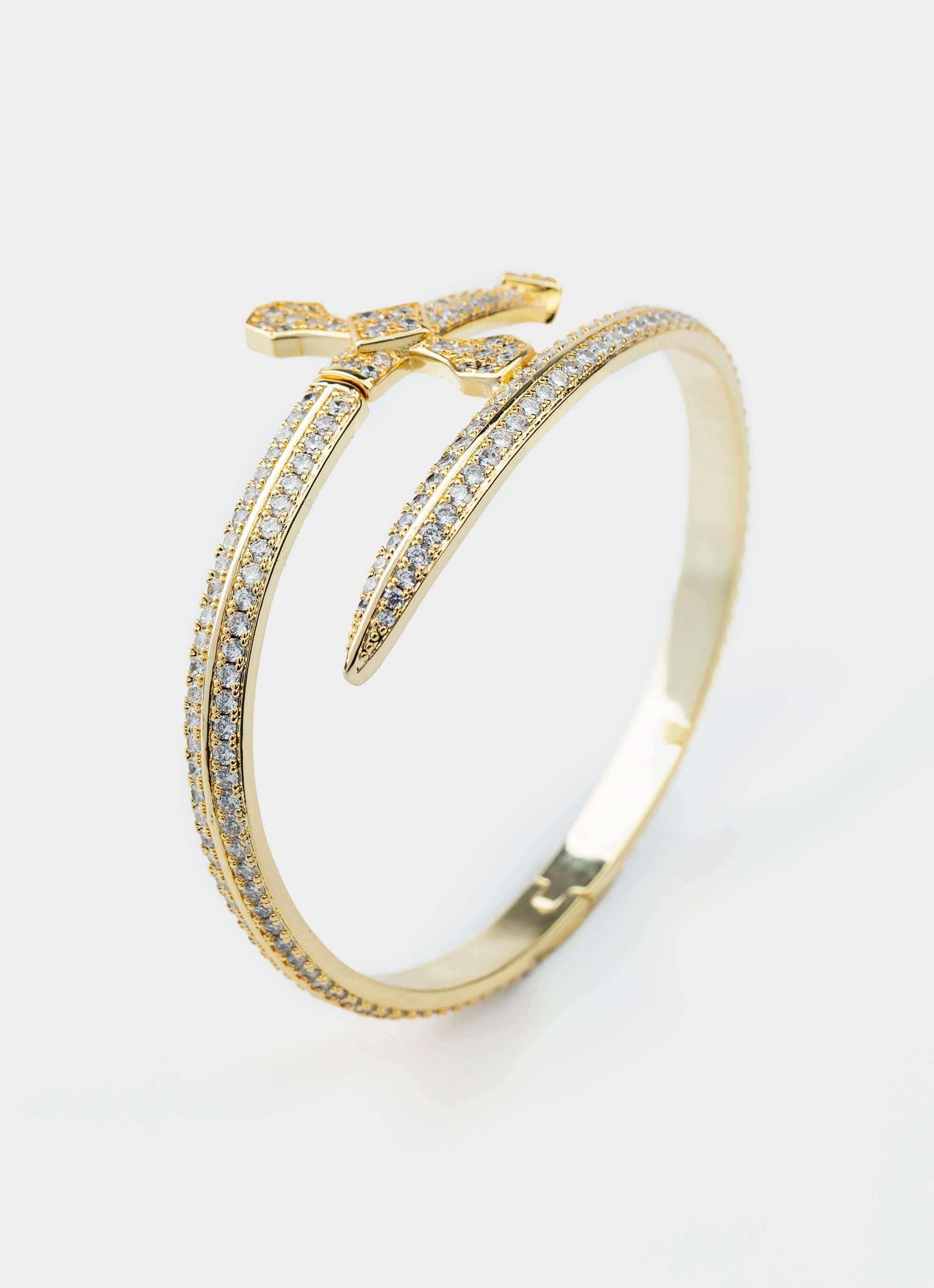 18k gold plated bracelet – icy crusades design – Vendetta Jewellery