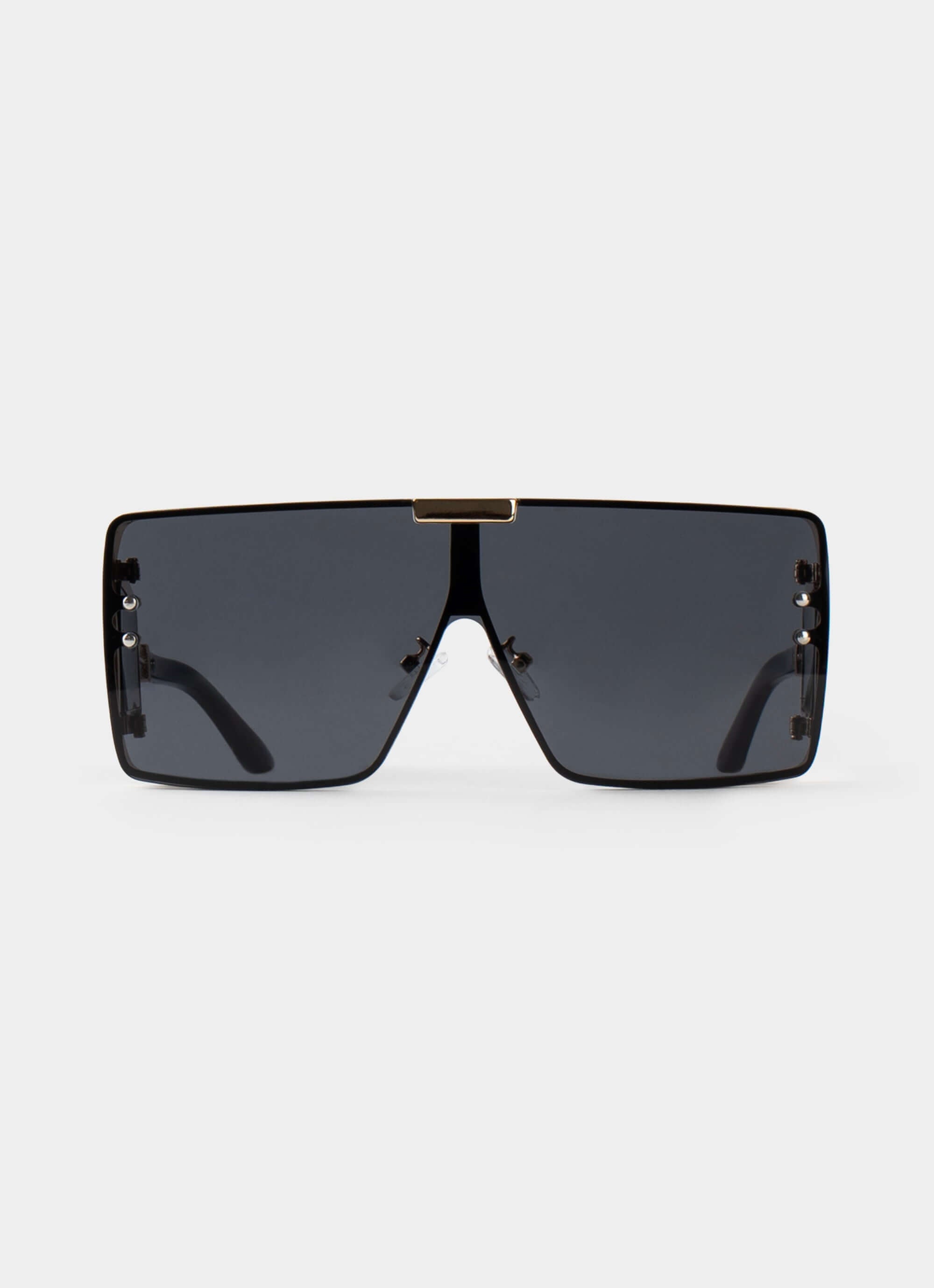 Metal sunglasses – black lenses – Bad Influence Sunglasses – Vendetta Jewellery