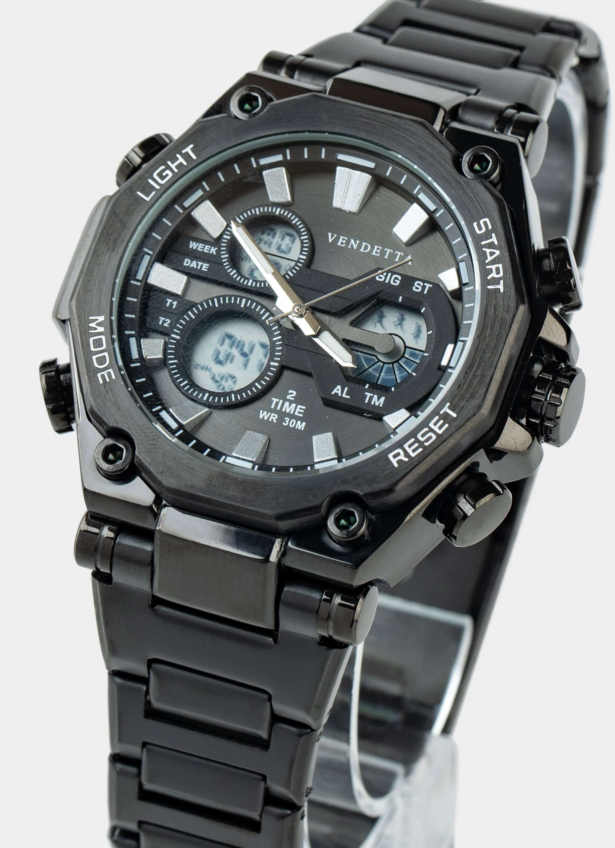 Alloy watch – Phantom Watch - Black – Vendetta Jewellery