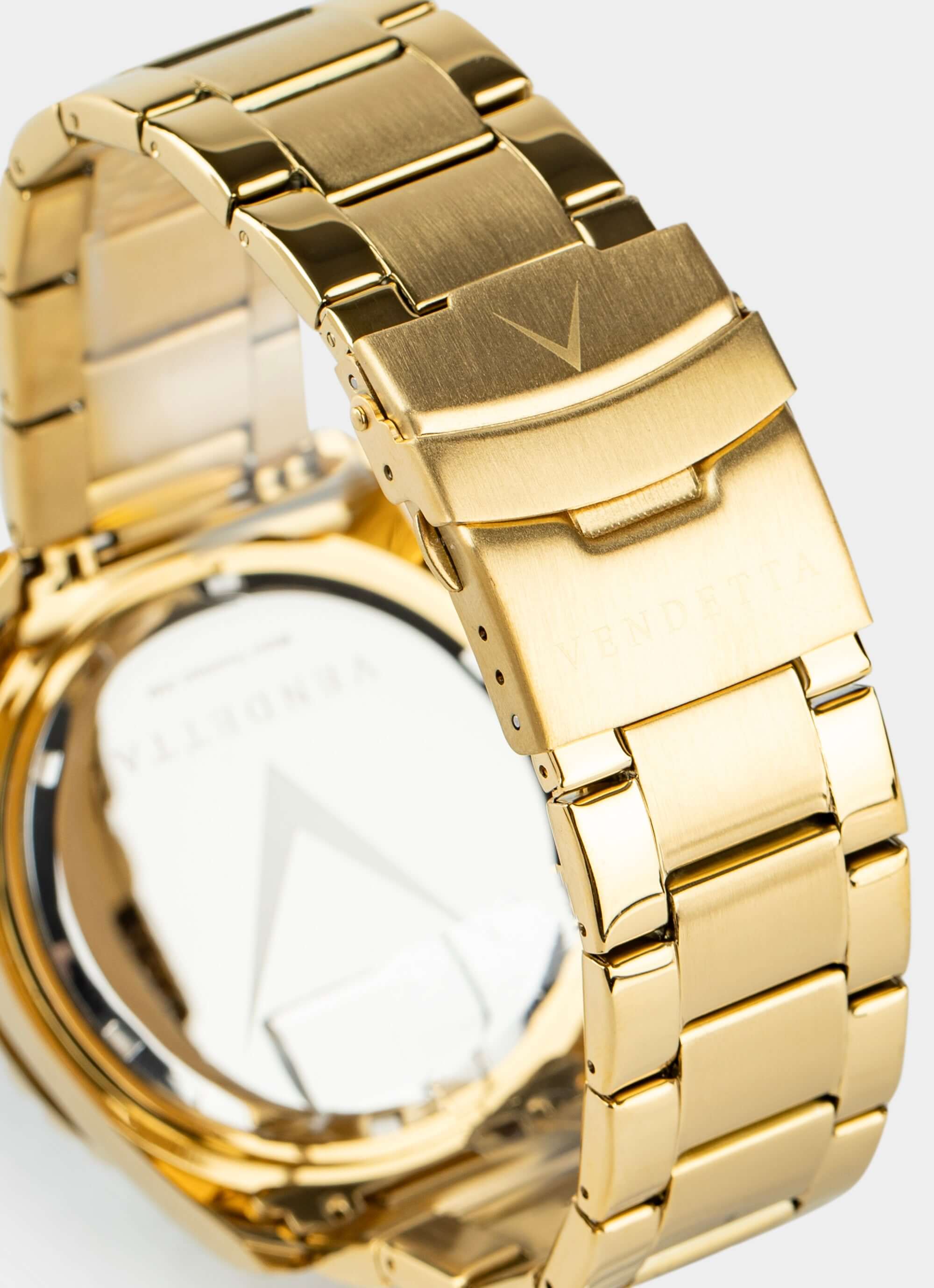 Stainless steel watch band – Chancellor Watch - Gold – Vendetta Jewellery