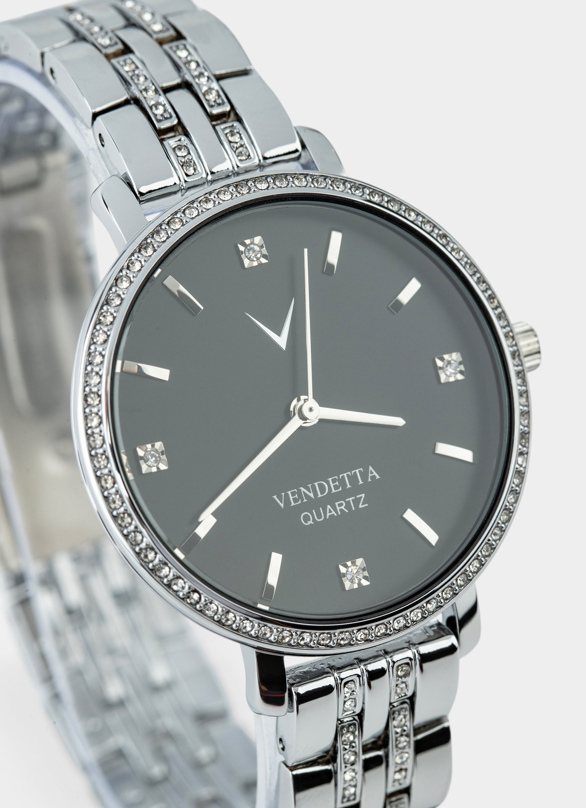 Aurora Watch - Silver/Black