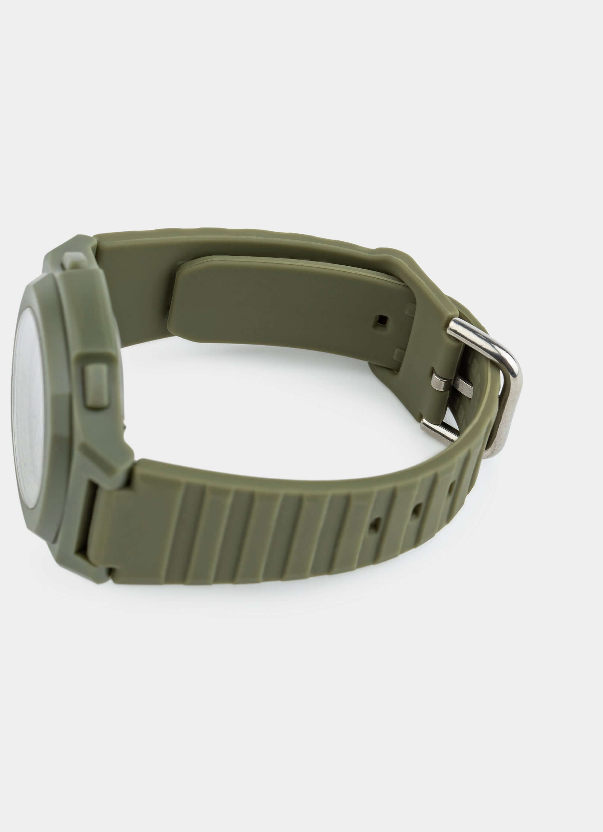 silicone watch – army green band – Night Racer Watch - Army Green