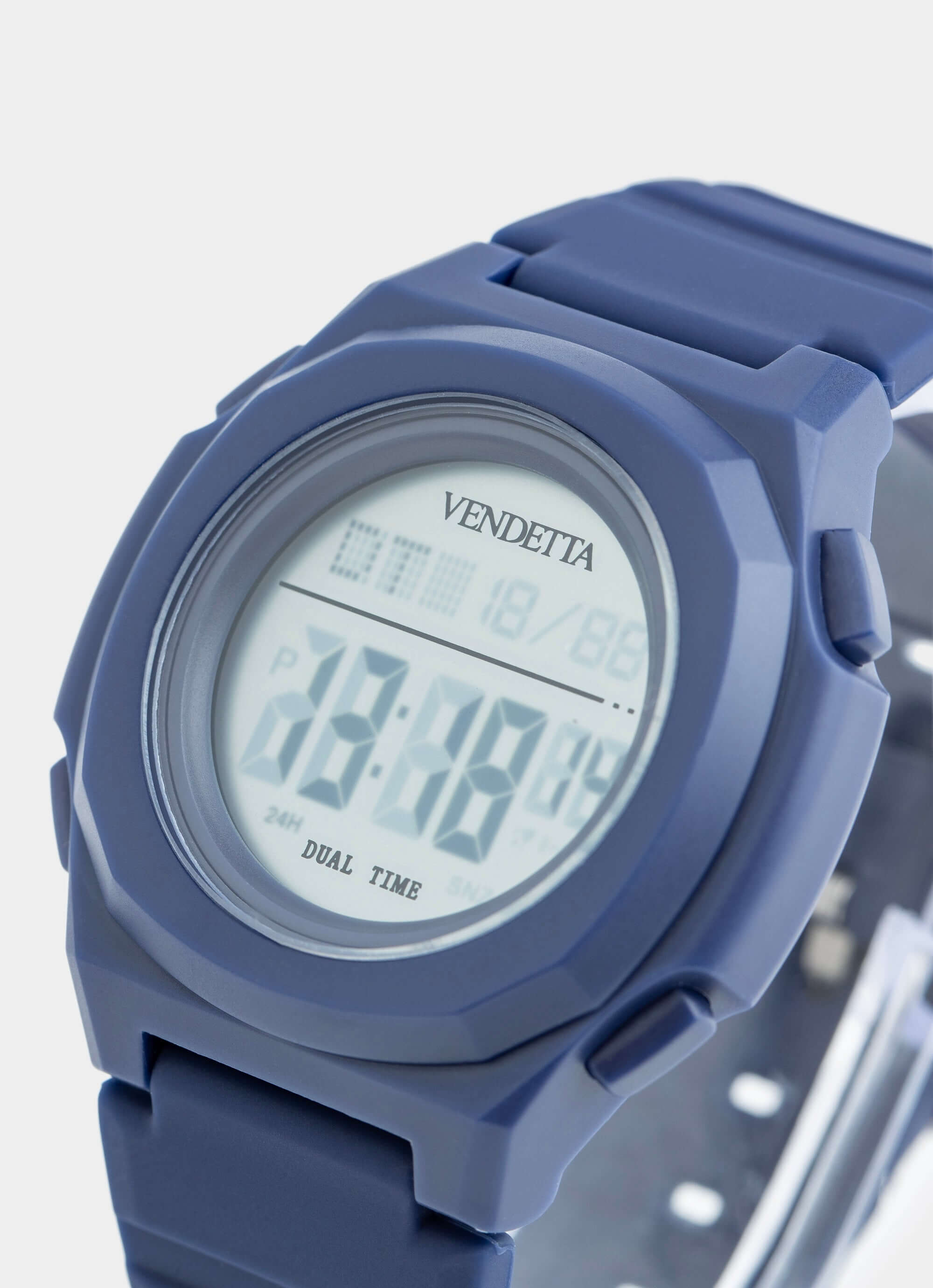 silicone watch – digital display – Night Racer Watch - Abyss Blue – Vendetta Jewellery