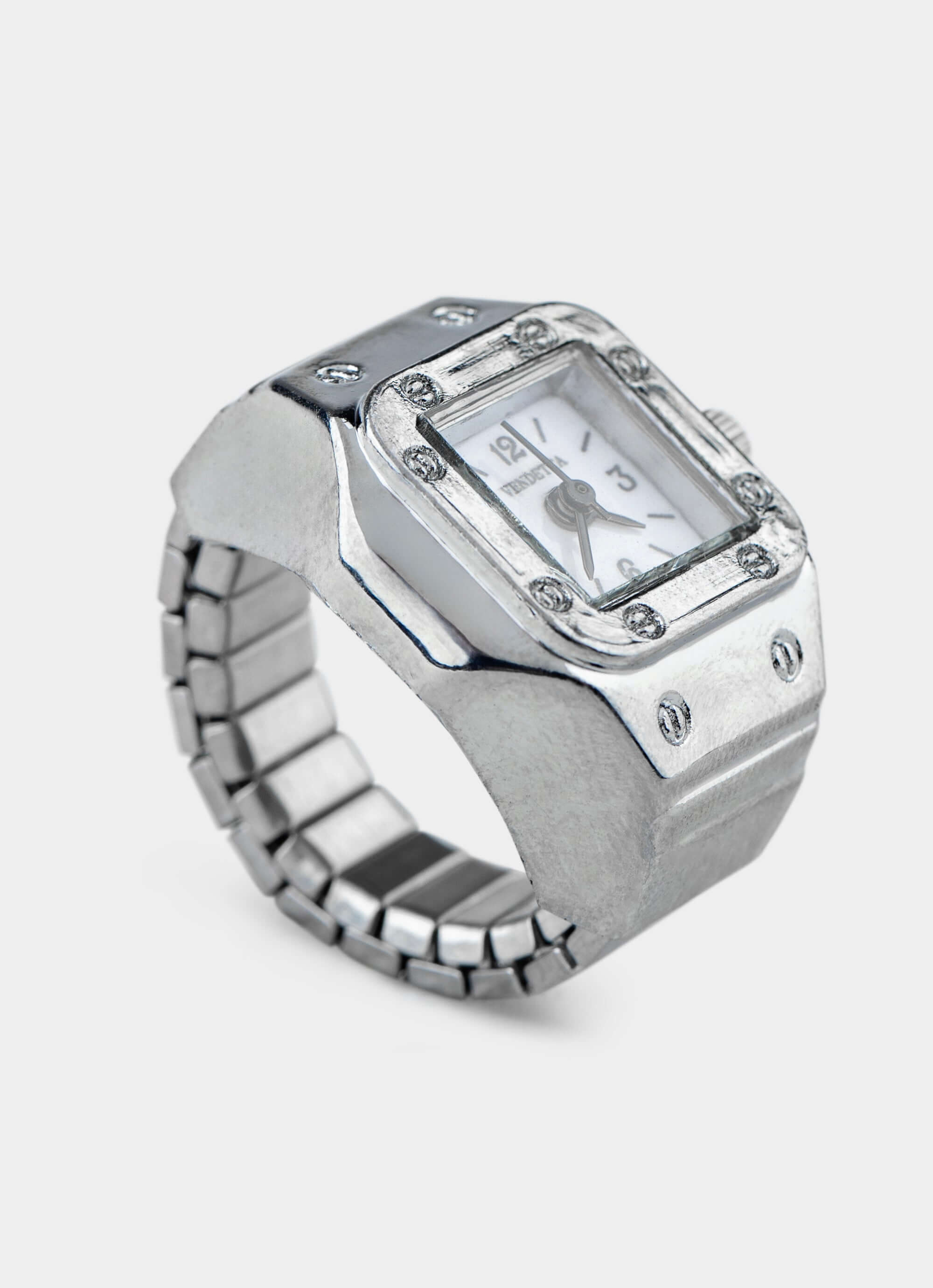 silver watch ring – Luciano Watch Ring – Vendetta Jewellery