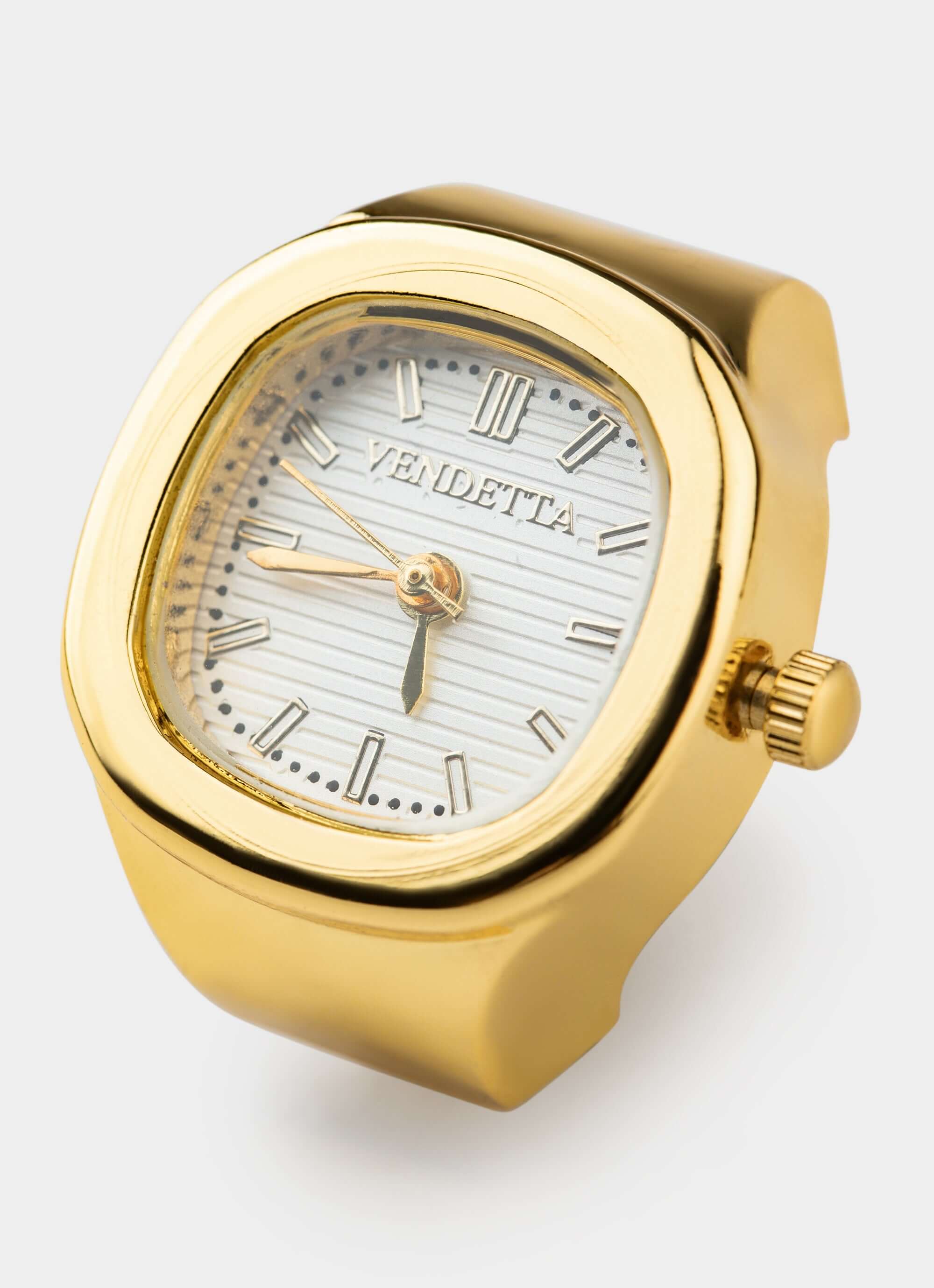 gold watch ring – functional design – Vendetta Jewellery